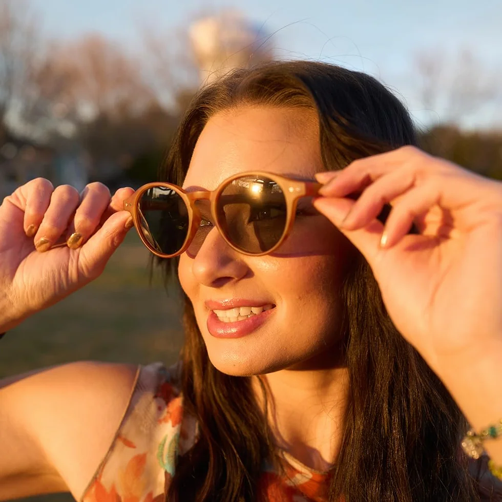 ZENOTTIC Gafas de sol Polarizadas Redondo Retro UV400