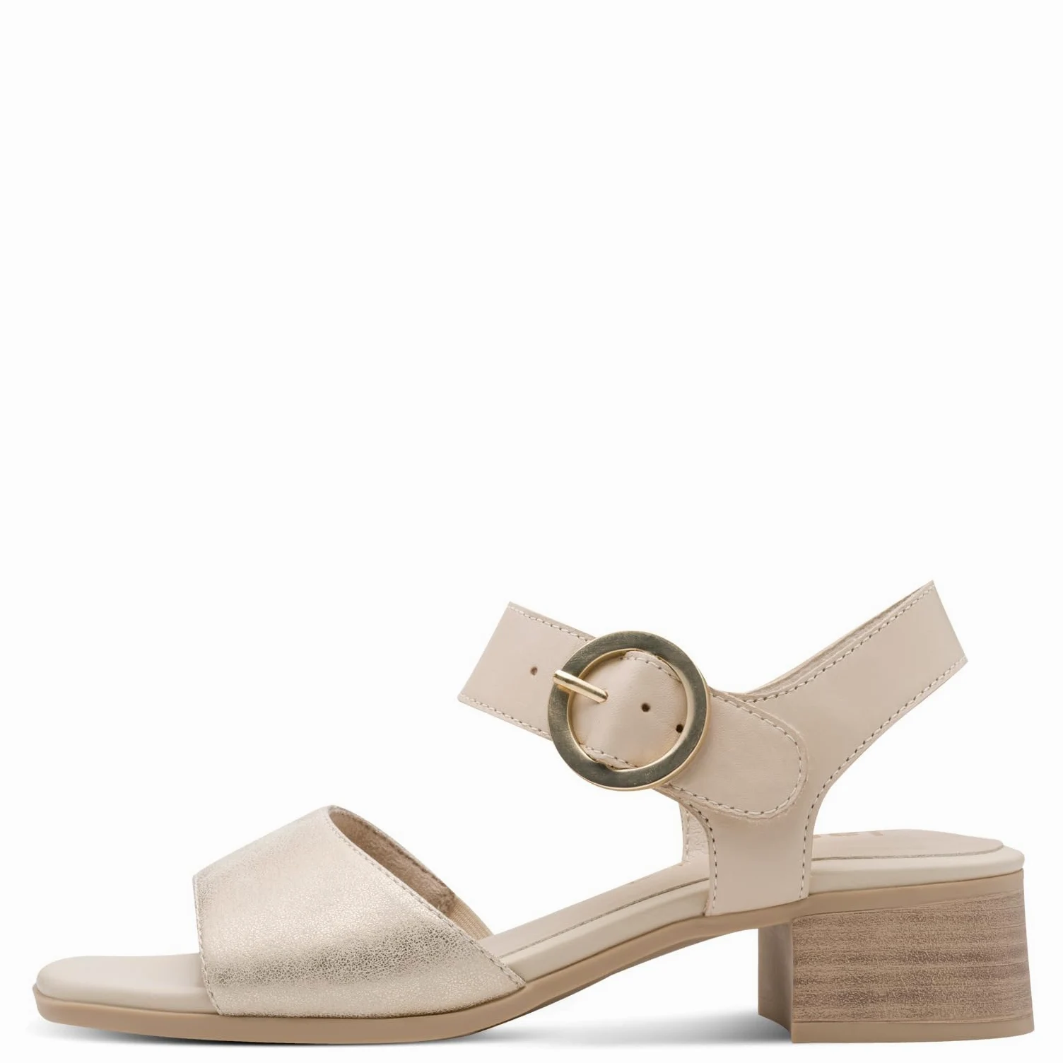 Jana Jana Softline Leather Sandal Heel 8-28705-46 Sandalia con talónMujer