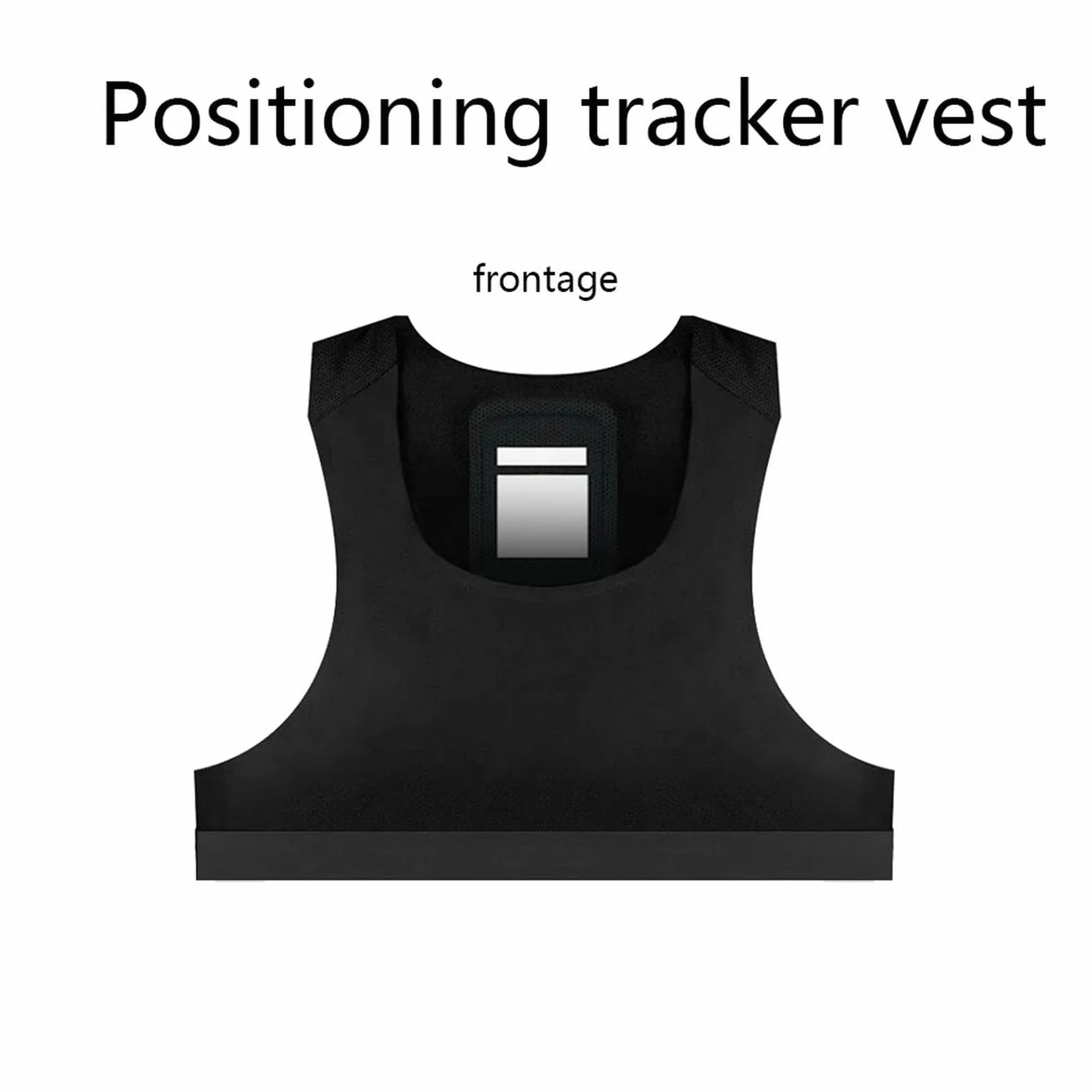 Chaleco de seguimiento de fútbol, material transpirable de poliéster, tamaño S-XXL, 180 g, capa base de compresión portátil, ideal para jugadores profesionales con bolsillo GPS integrado y uso de