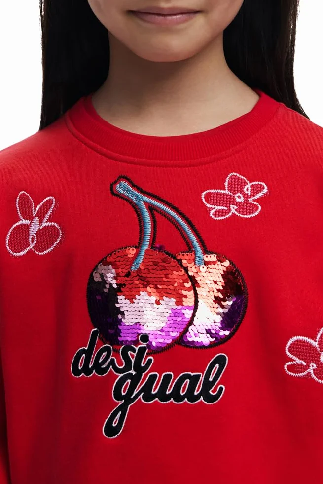 Desigual Sweatshirt Cherries Niñas