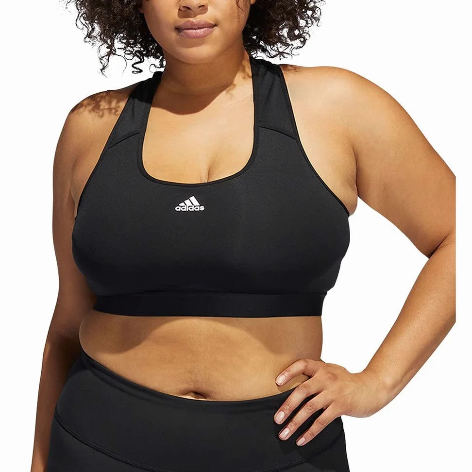 adidas adidas Powerreact Training Medium-Support Bra (Plus Size) Sports Bra Mujer