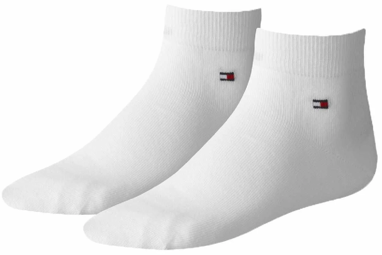 Tommy Hilfiger Adaptive Quarter Calcetines Hombre (Pack de 2)