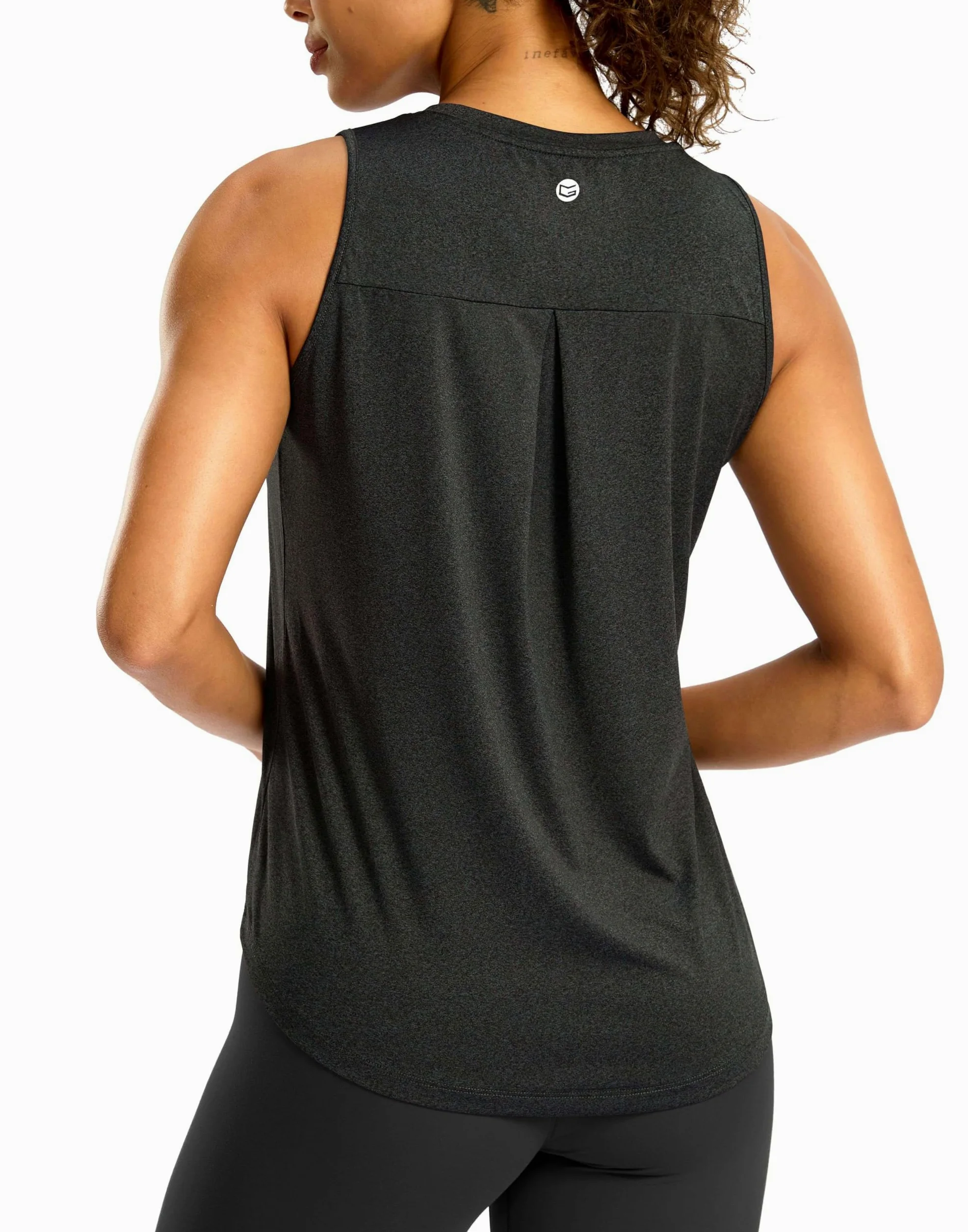 G Gradual Camiseta sin mangas de entrenamiento para mujer, sin mangas, atlética, para yoga, cuello alto, secado rápido, para correr, tenis, deportes