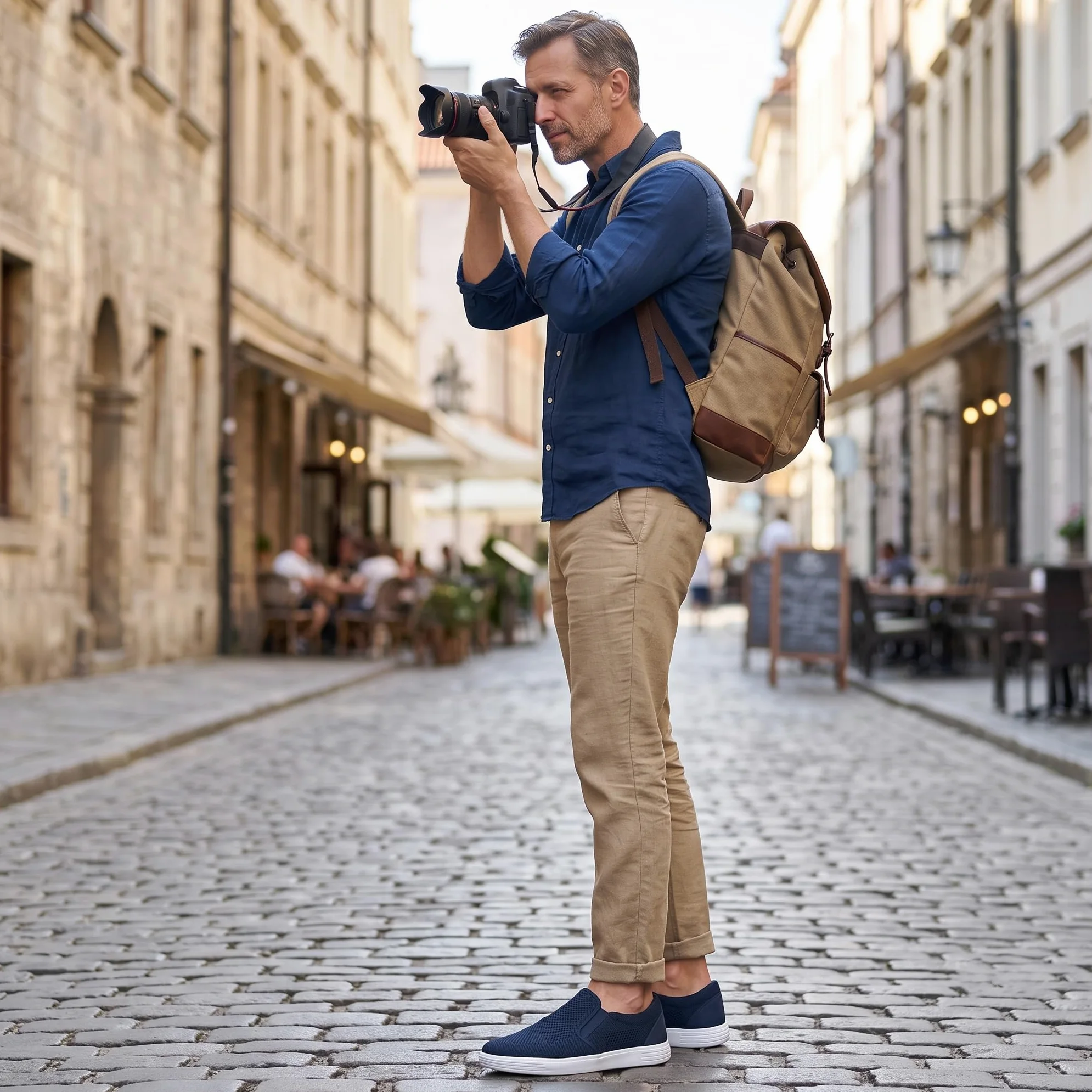Puxowe Zapatillas de Deporte para Hombre Deslizamiento en Zapatillas de Ocio Ligeras Atmungsaktiv Netz Manos Libres Zapatillas Planas