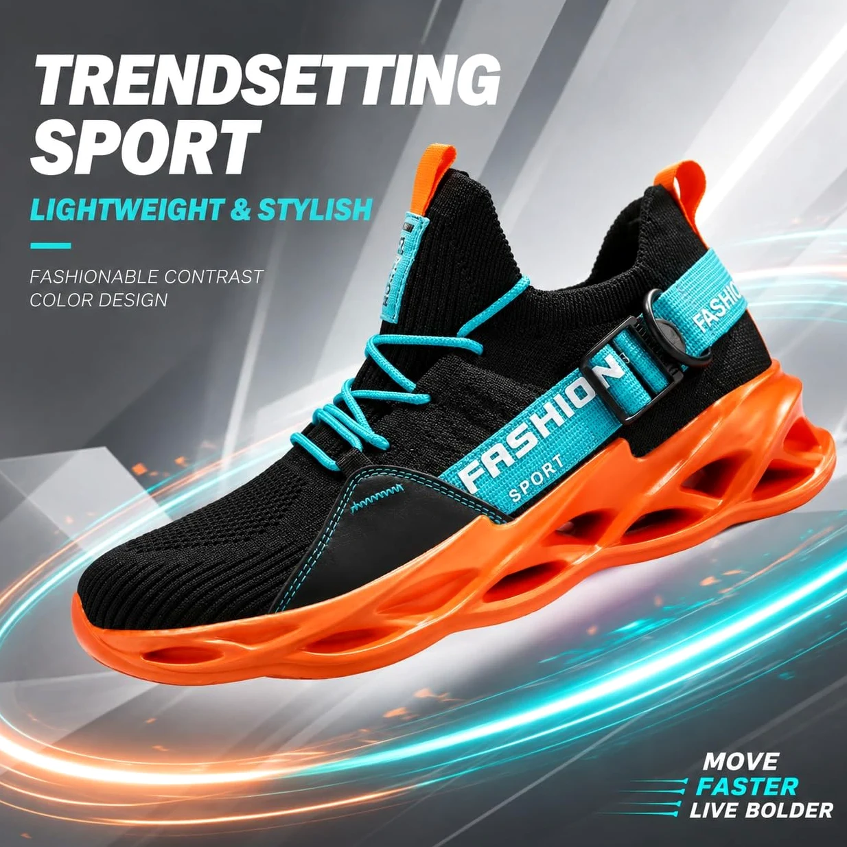 Zapatillas de Running para Hombre Mujer Casual Ligero Transpirables Zapatos para Correr Gimnasio Deportives Transpirables Atlético Zapatos Gimnasio Confort Fitness Sport Sneake
