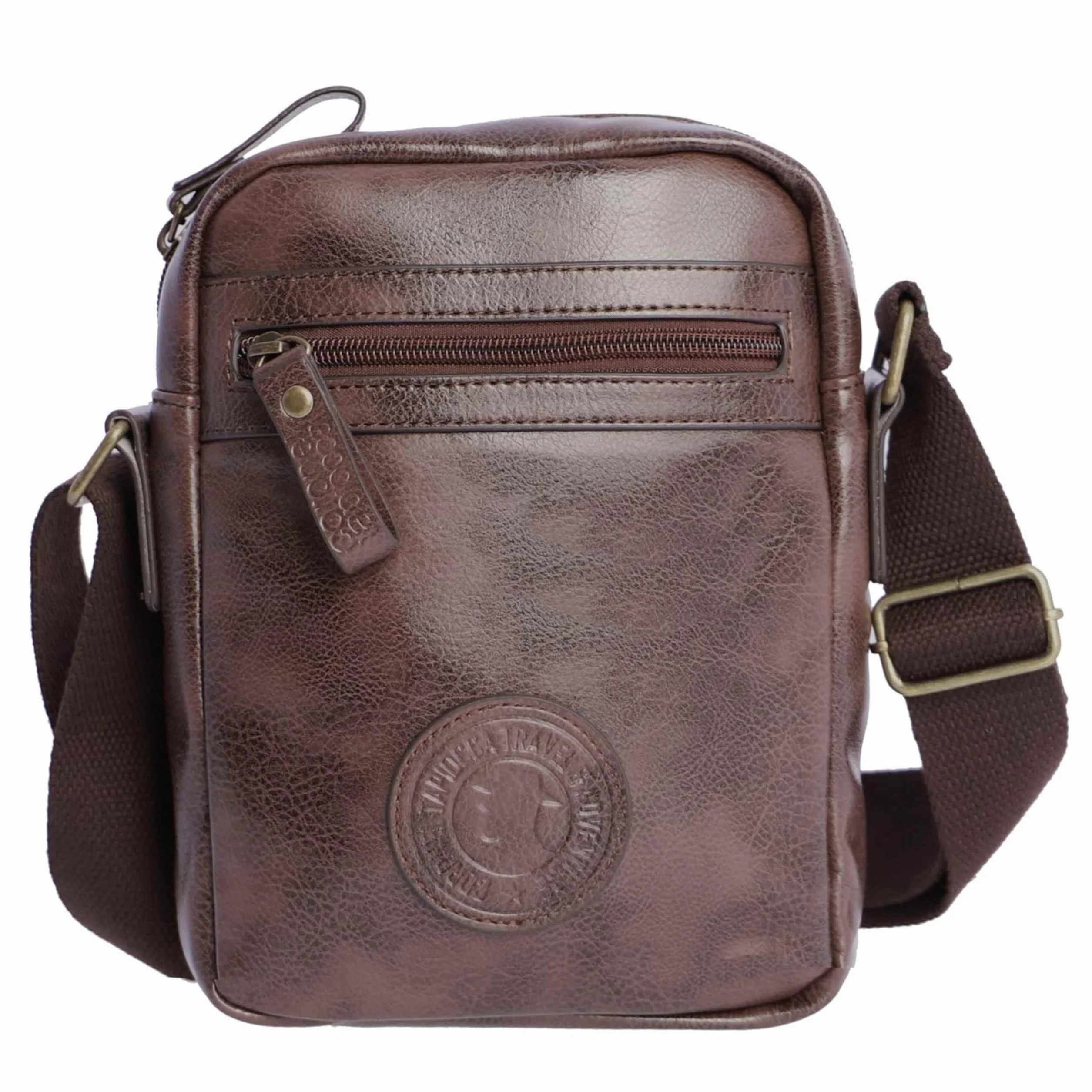 Coronel Tapioca - Bandoleras Hombre - Bolso Hombre - Bolso hombre bandolera - Bolso Bandolera hombre - Bandolera piel hombre para uso diario, casual, viaje o negocios