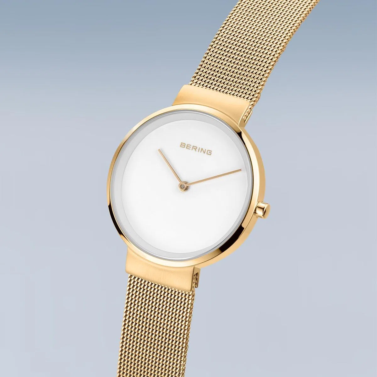 BERING Reloj analógico de Cuarzo para Mujer con Correa milanesa 14531-334, Pulsera