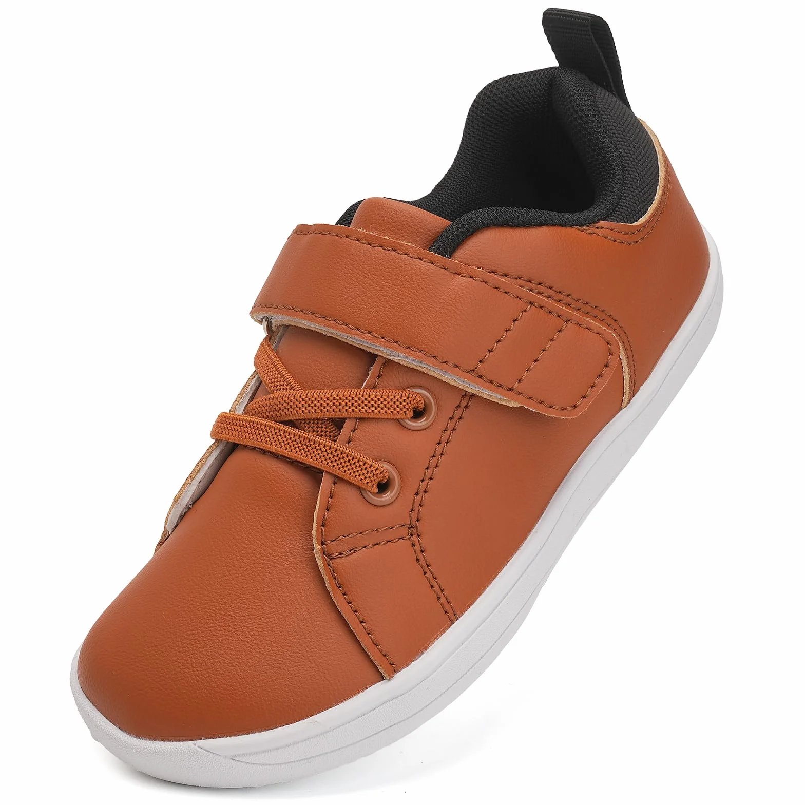 Calzado Descalzos Niños Niñas Amplia para Barefoot Exterior Interio Ligeros y Deporte Transpirables Zapatillas de Trail Minimalistas(Marrón, 26EU)