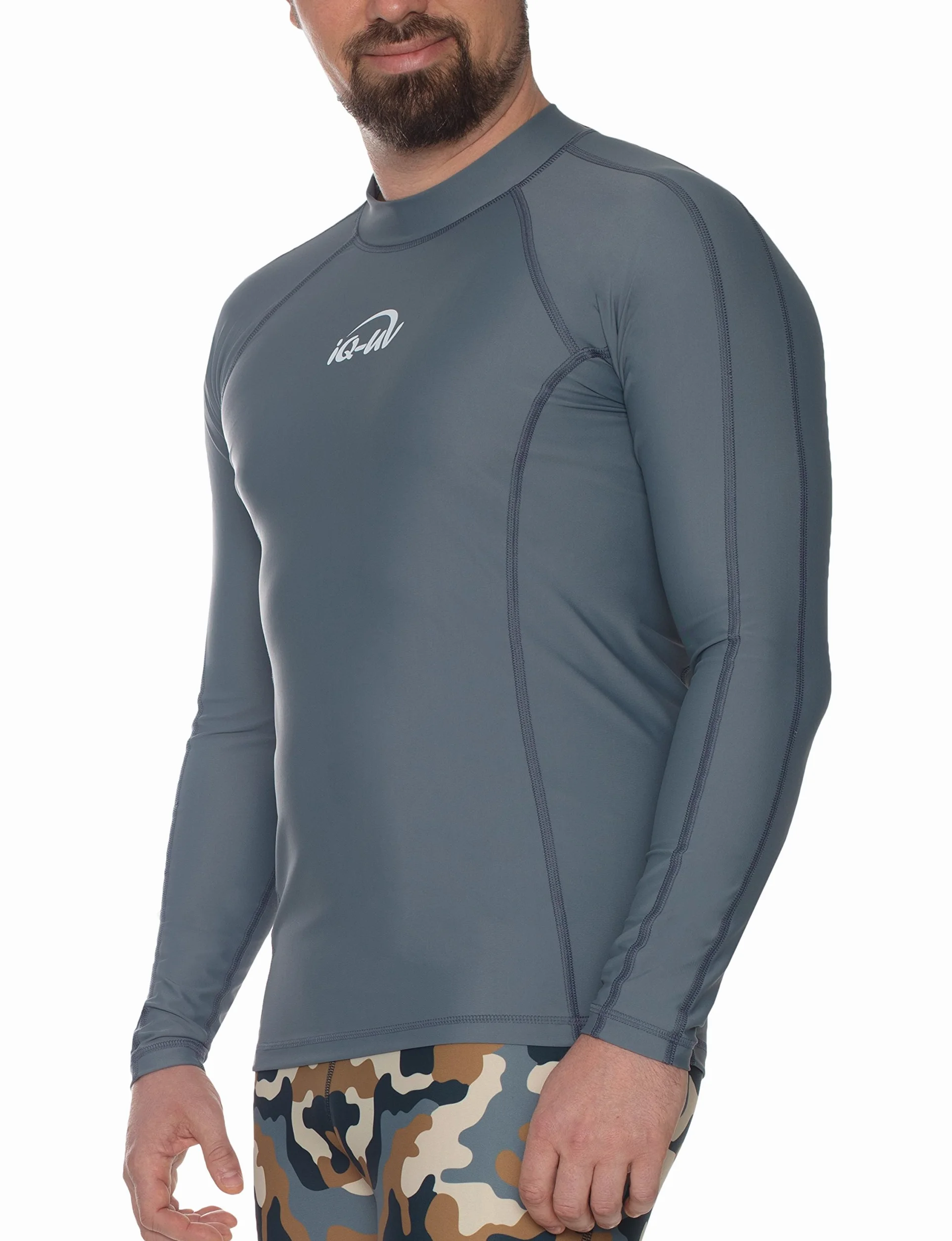 iQ-UV UV 300 Shirt Slim Fit LS Camiseta, Hombre