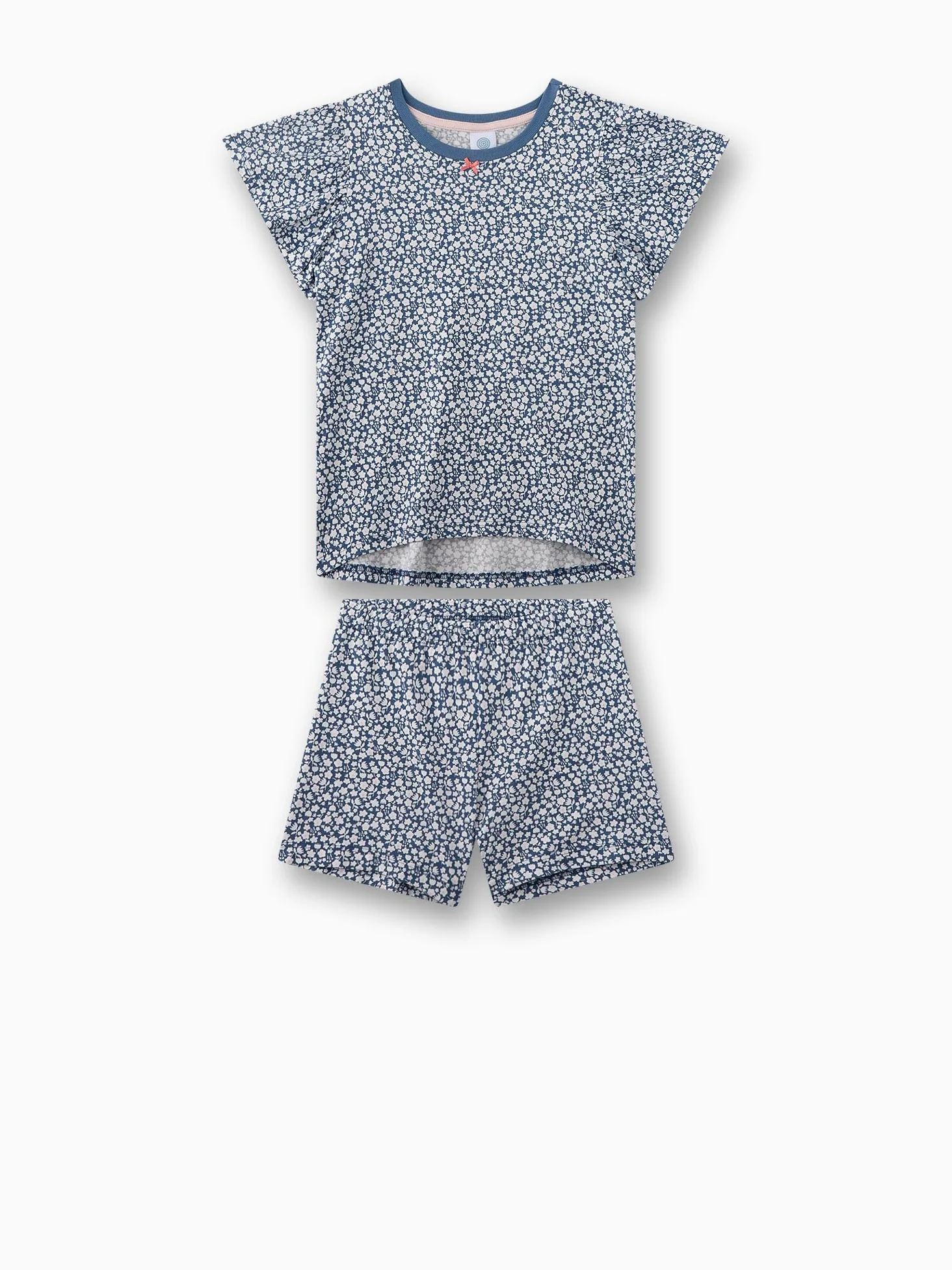 Sanetta 233769 Juego de Pijama, Azul, 128 para Niñas