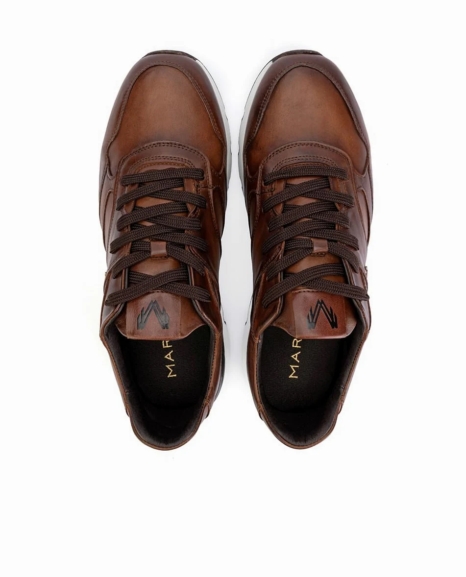 MARTINELLI Newport Deportivos Hombre | en Cuero | Cierre de Cordones | Talla EU 39-46