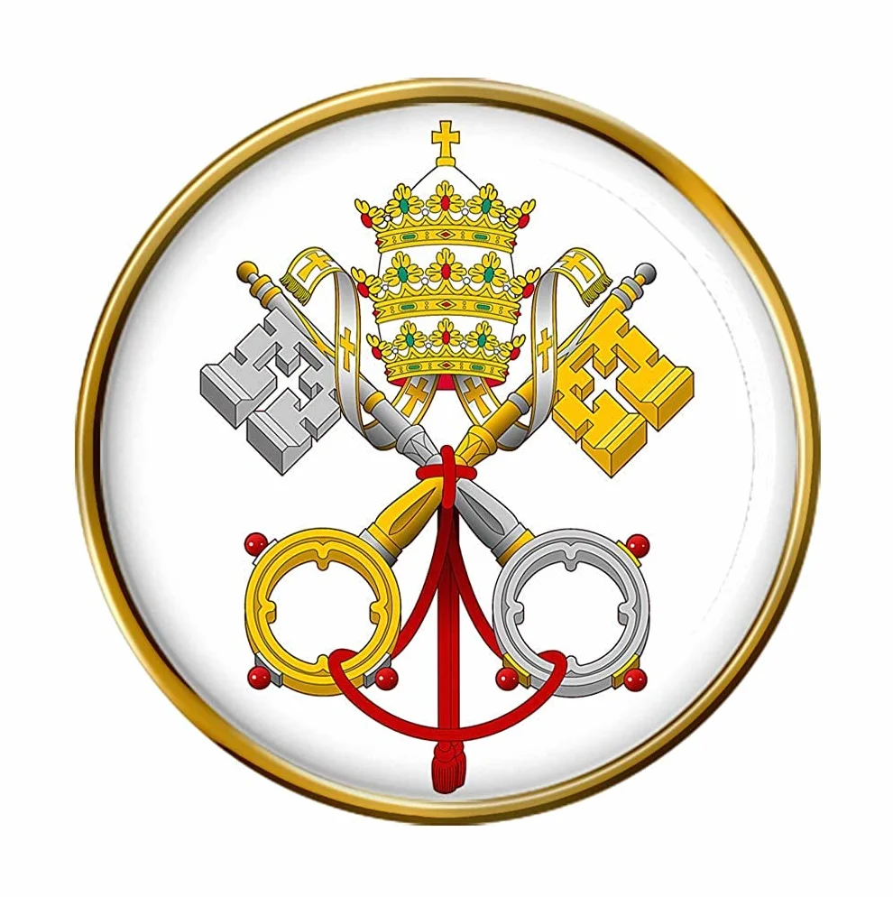 Pin de la ciudad del Vaticano, Metal
