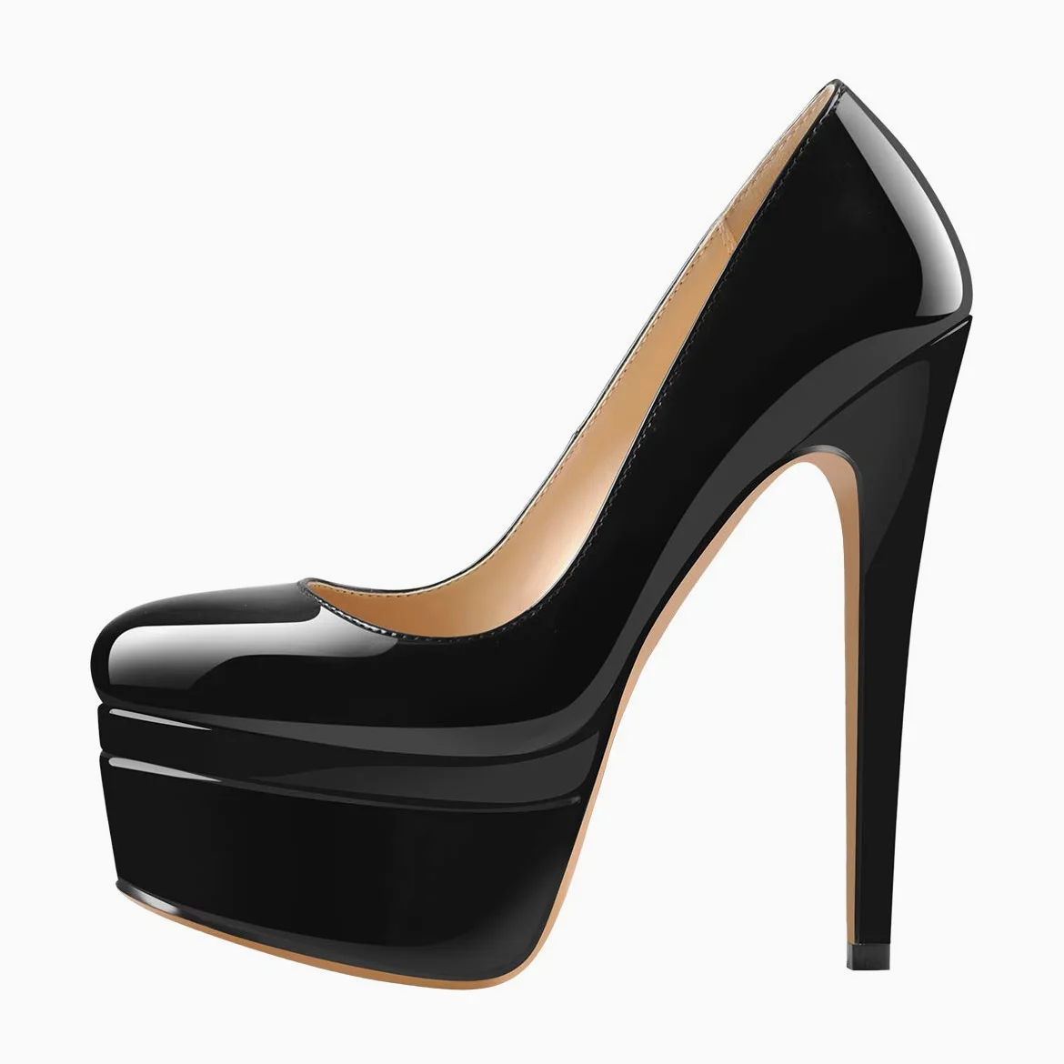 MissHeel Stilettos Sandwiches Plataforma Doble Plataforma Tacones Altos Sexy