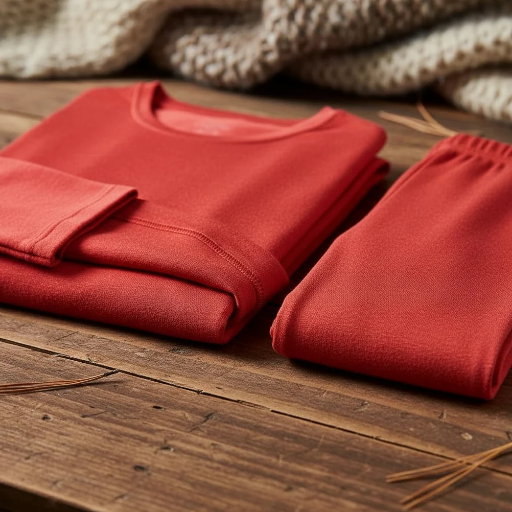 Ropa Interior Térmica Hombre Sólido | fibra y poliéster - elástico | camiseta larga - pantalón largo, transpirable - para Uso Diario, para el Frío