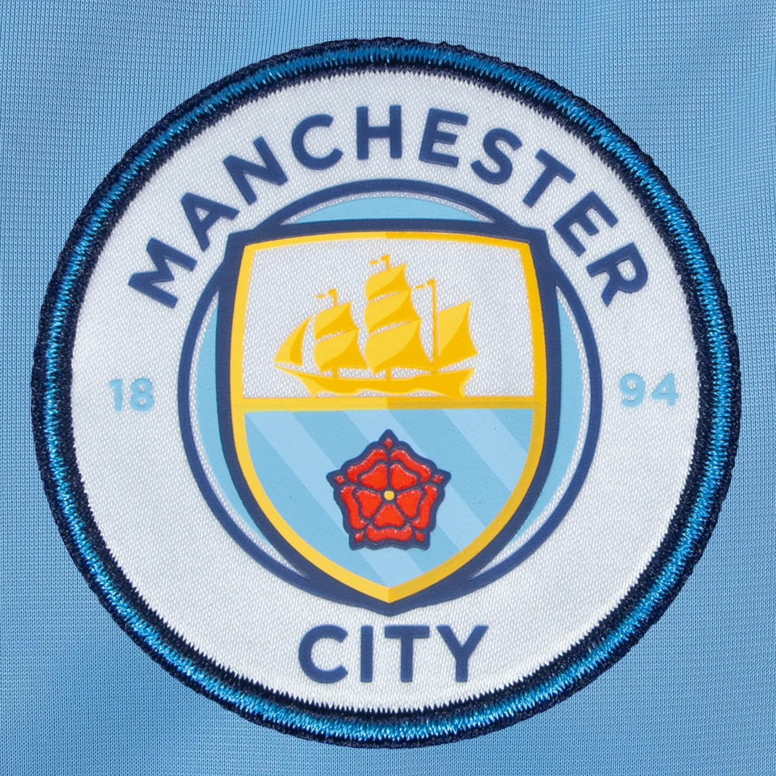 Manchester City FC - Chaqueta de Entrenamiento Oficial - para niño - Estilo Retro