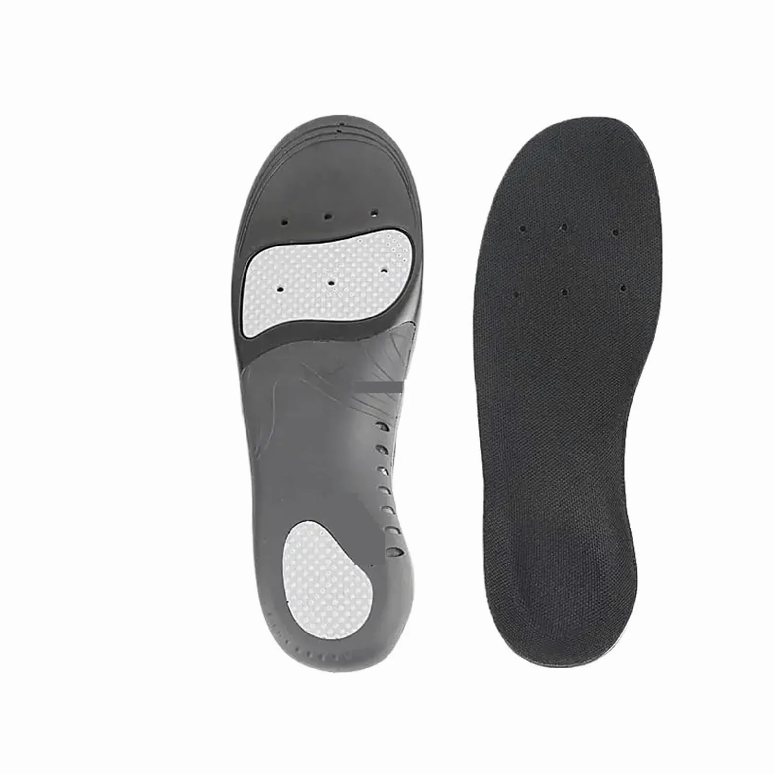 Plantillas ortopédicas plantares cómodas | Almohadilla for calzado deportivo con soporte for el arco, suela de zapato, talla 36-50(Black,EU39-41)