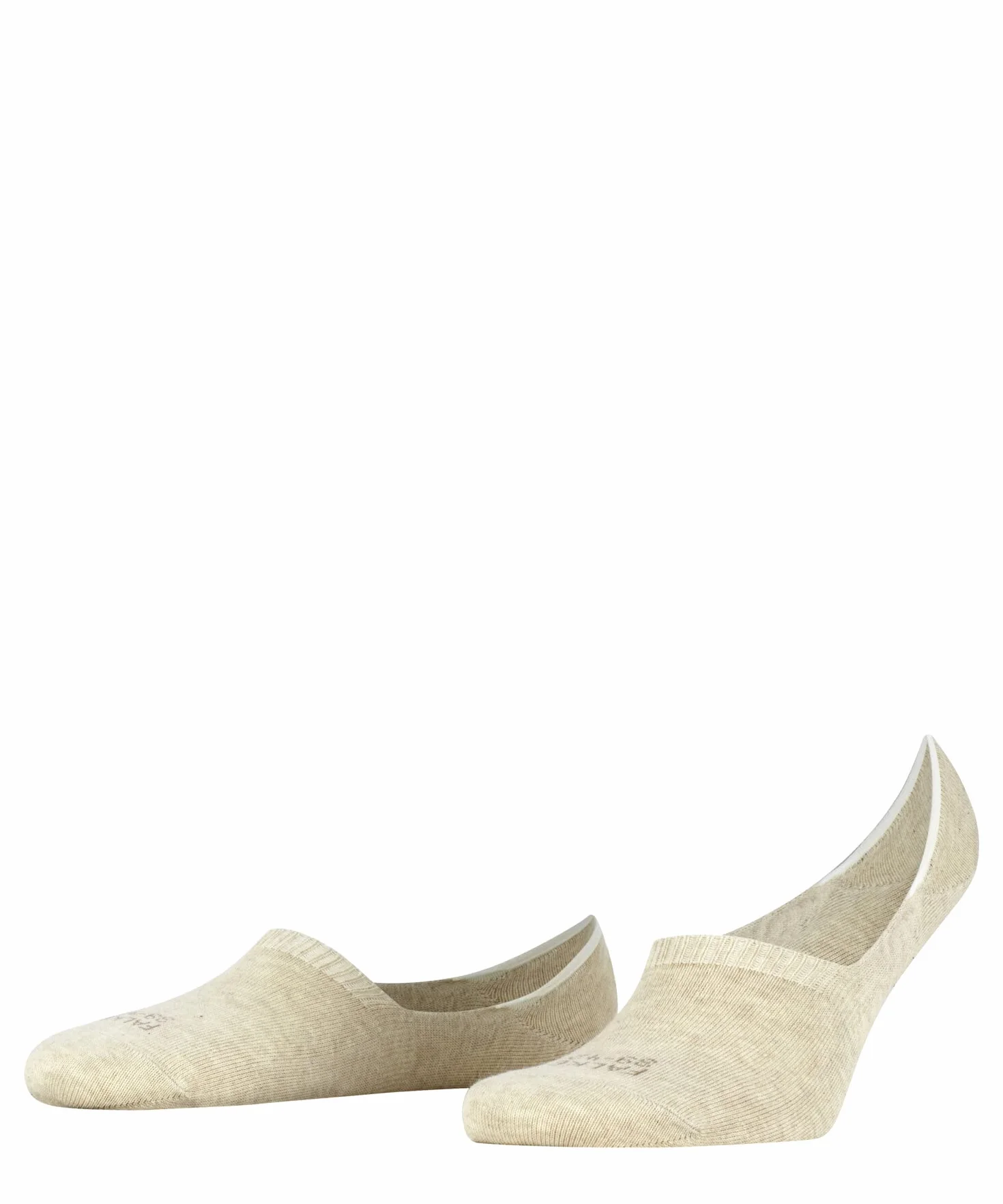 FALKE hombre Invisible Step High Cut calcetines invisibles transpirable sostenible algodón no-show sistema antideslizante invisible en la zona del talón no resbala en los zapatos lisos finos 1 par