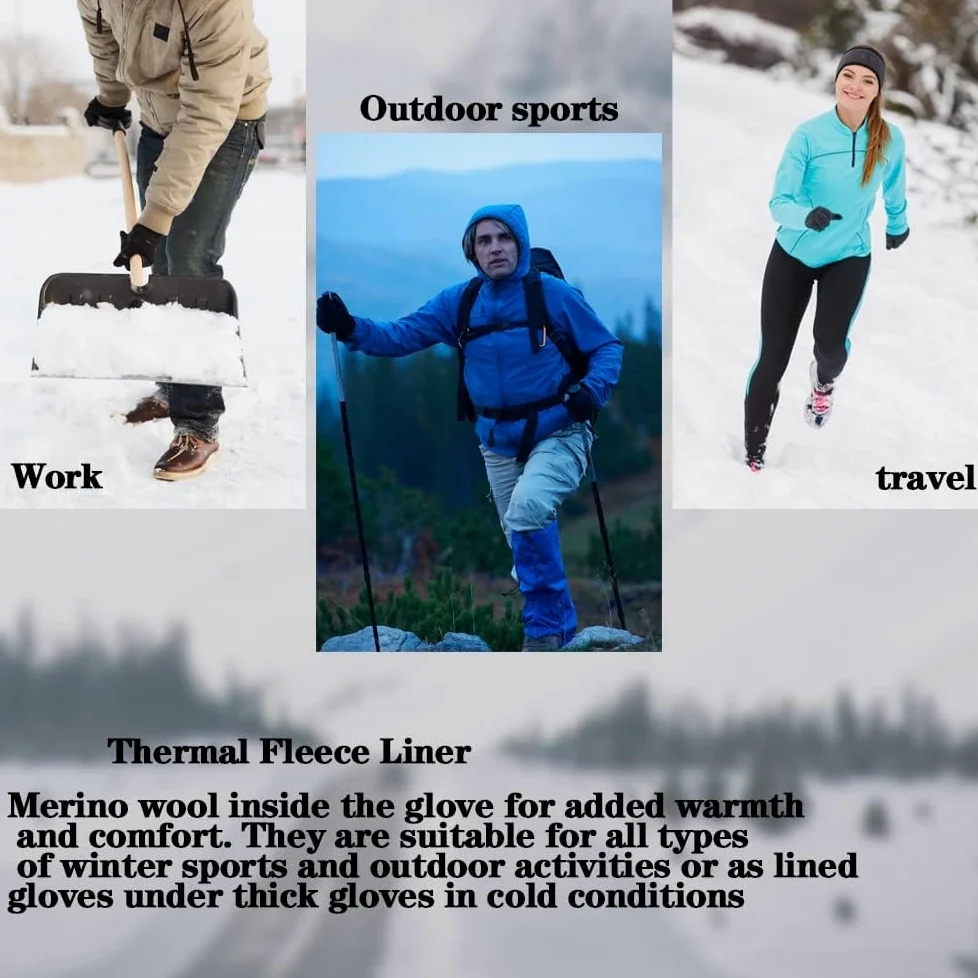 OTTERSHELL Guantes impermeables para hombre multiclima. Máxima comodidad para correr, ciclismo, senderismo y todas las actividades al aire libre.