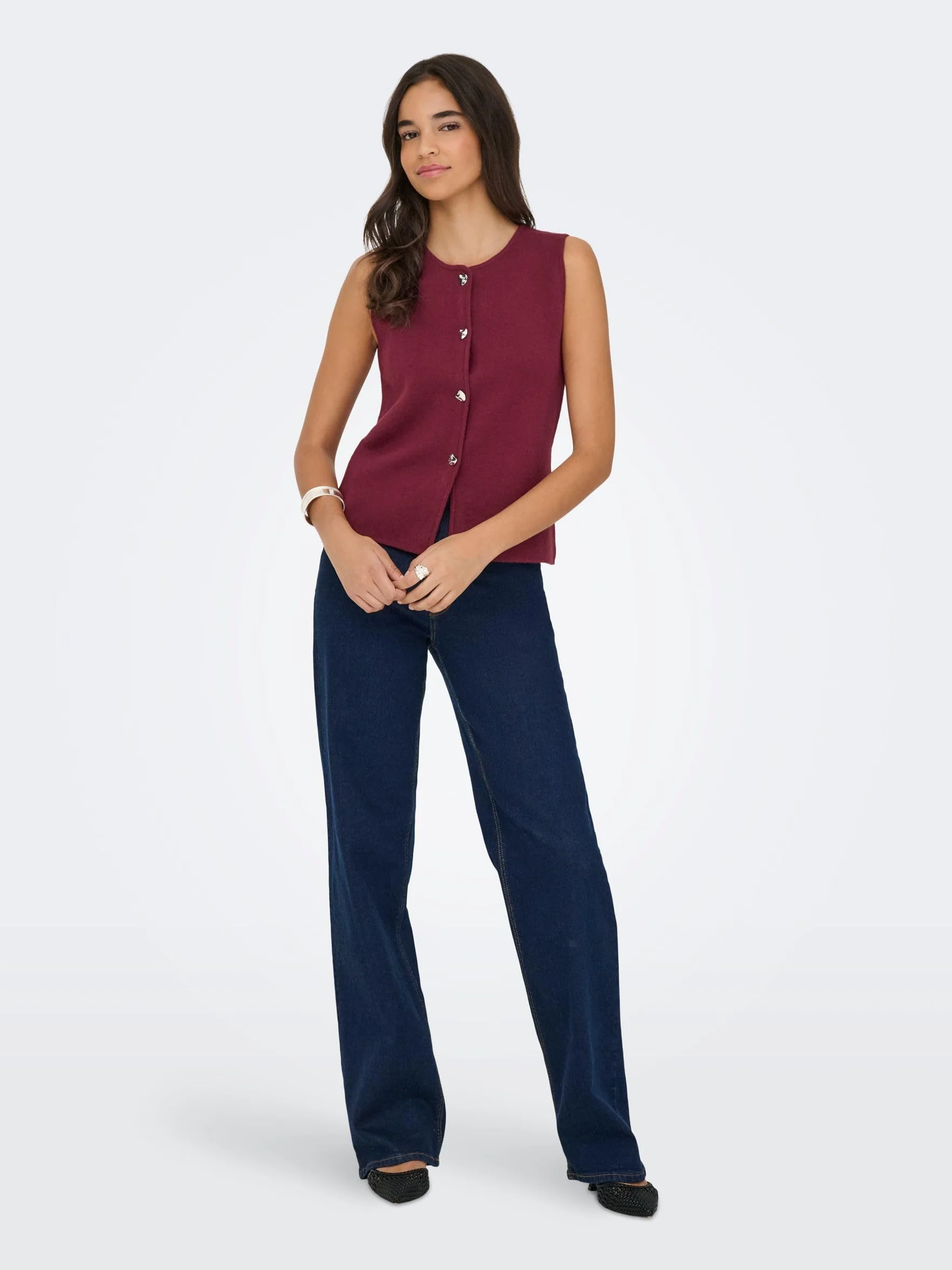 ONLY Onlibi Button Vest Mujer