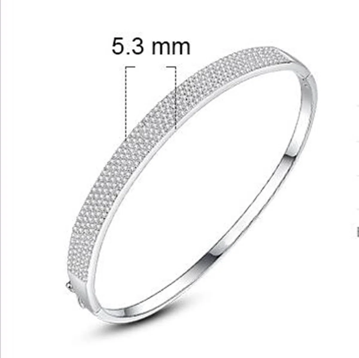 Pulseras para mujer, bonitas pulseras de moissanita pavé de oro blanco, joyería bohemia para mujer
