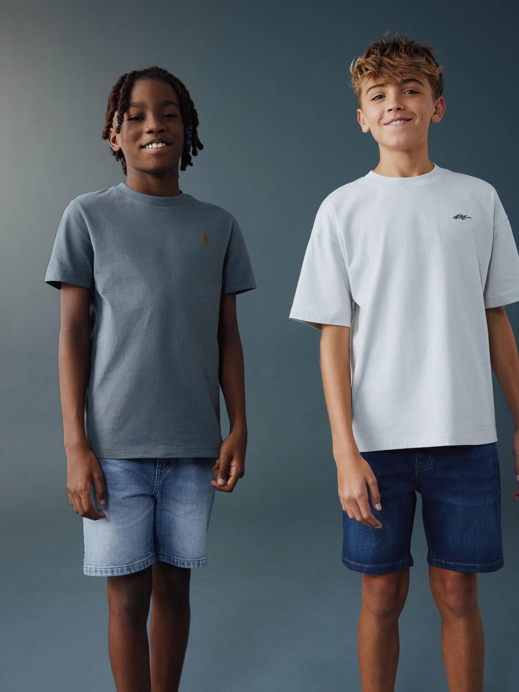 NEXT Niños Pack de 2 Pantalones Vaqueros Cortos