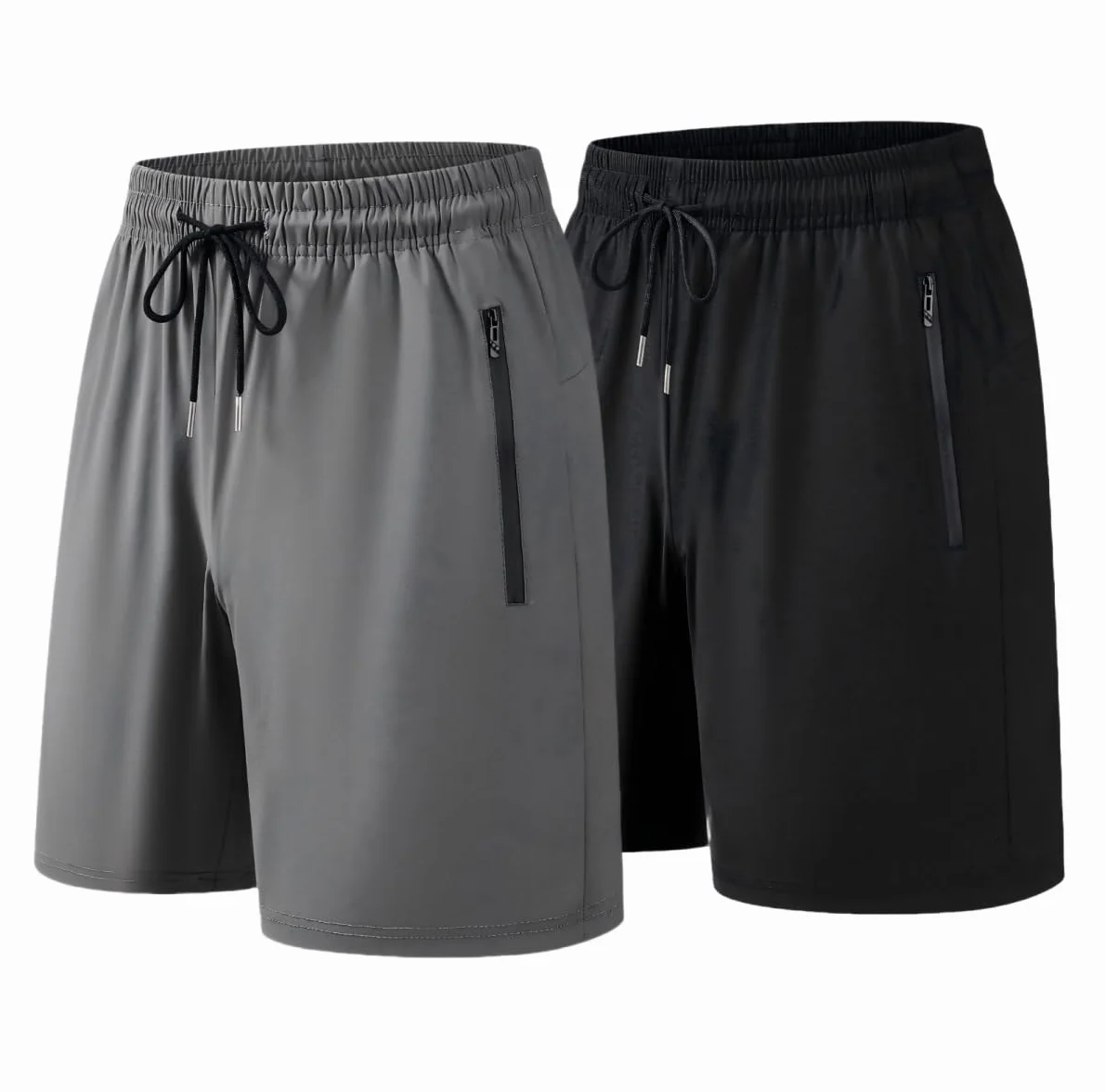 shepretty Hombre Deporte con Bolsillos Pantalones Cortos Deportivos de Secado Rápido y Transpirables para Correr Entrenamiento Ropa Shorts Deportiva