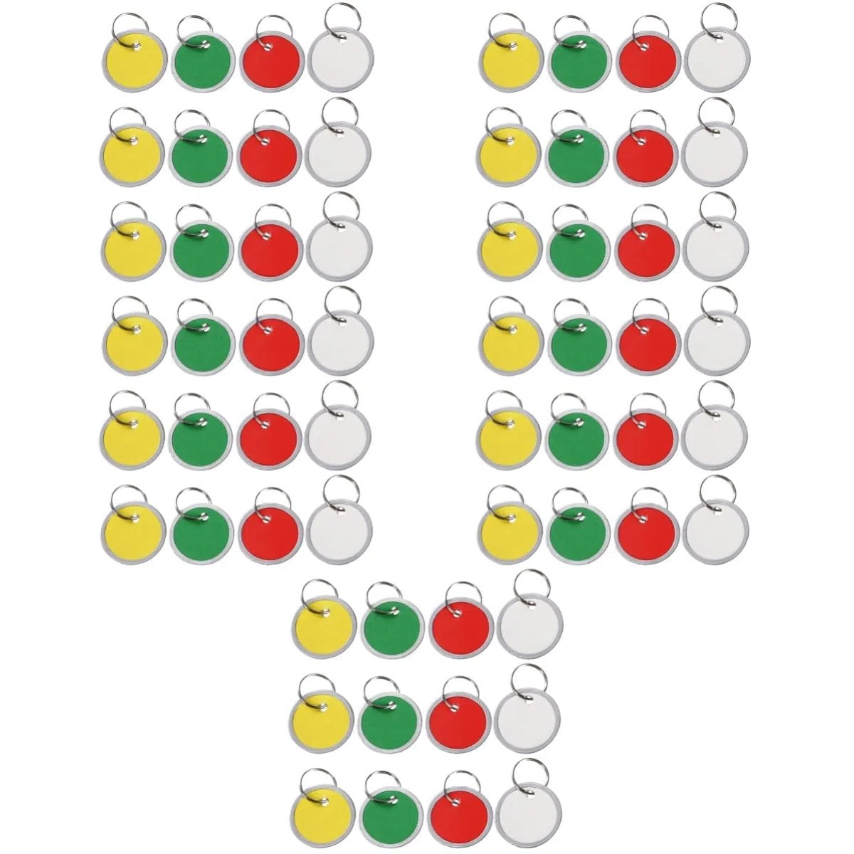 SHINEOFI 5 Series Tarjeta Redonda Etiquetas De Equipaje Etiquetas Portátiles Para Llaves Etiquetas Personalizadas Identificador De Maletas Identificadores De Clave 50 Piezas X 5