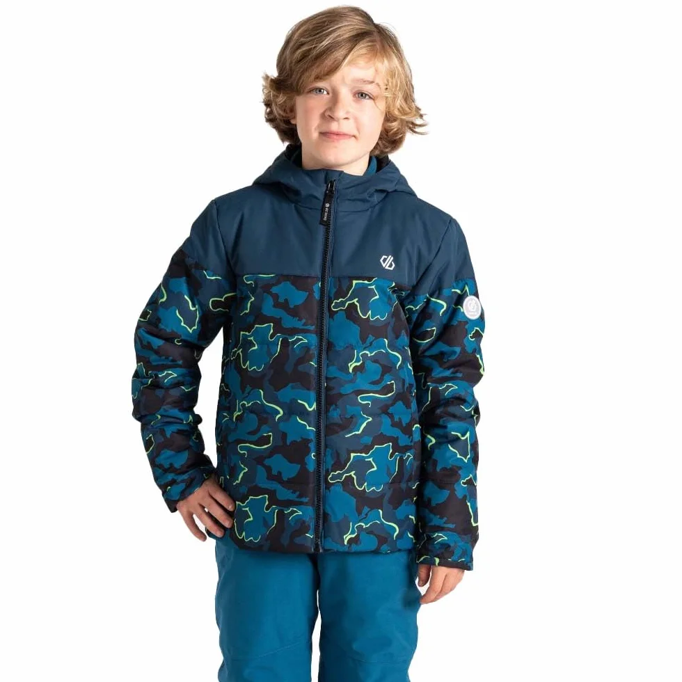 Dare 2b Girls Liftie Full Zip Padded Waterproof Ski Jacket Chaqueta Acolchada, Niños