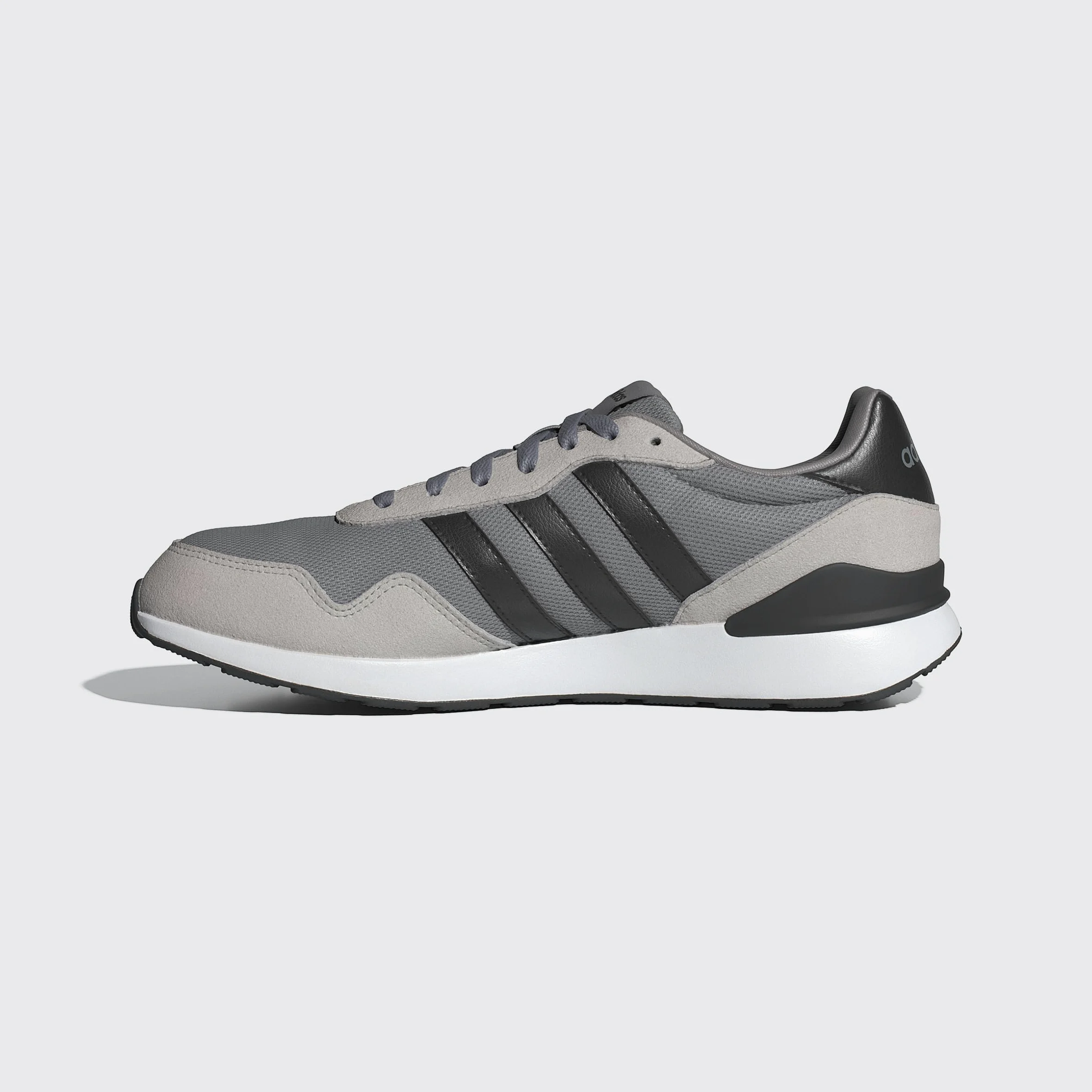 adidas Hombre Run 60S 4.0 Shoes, Grey Three/Core Black/Grey Two, 44 EU