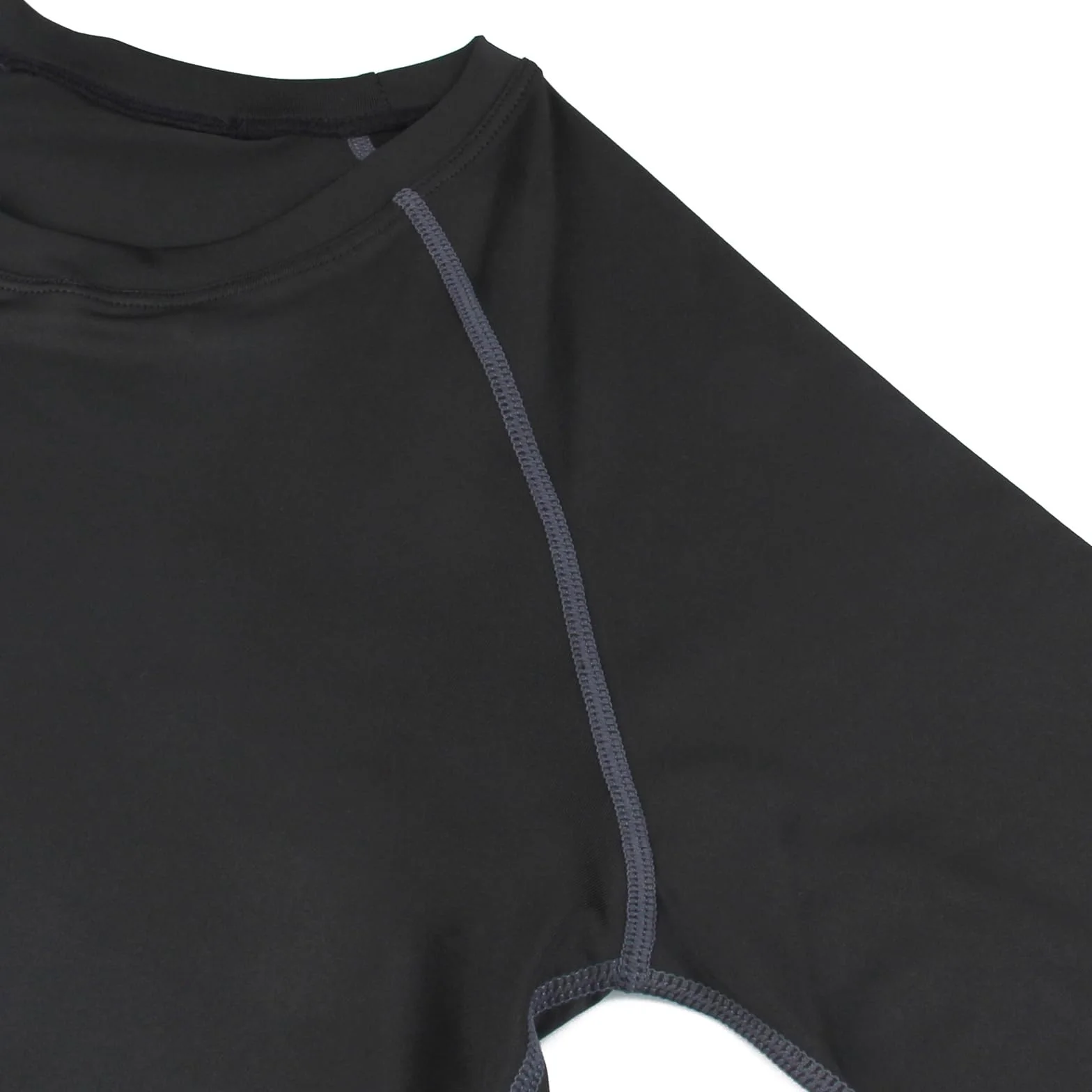 HomyComy Short Sleeve Compression Shirt Camiseta Hombre (Pack de 2)