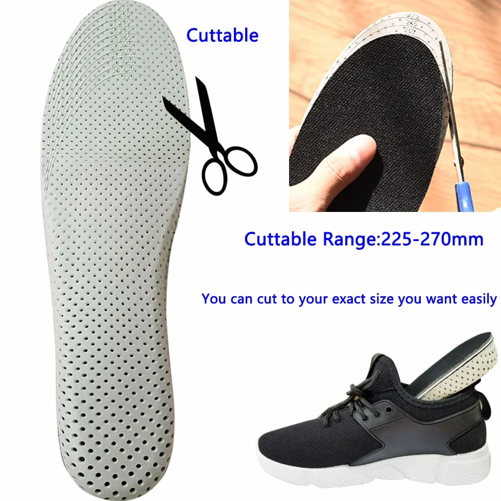 Plantillas de Aumento de Altura 3cm Espuma Memoria EU 35-43 Invisible