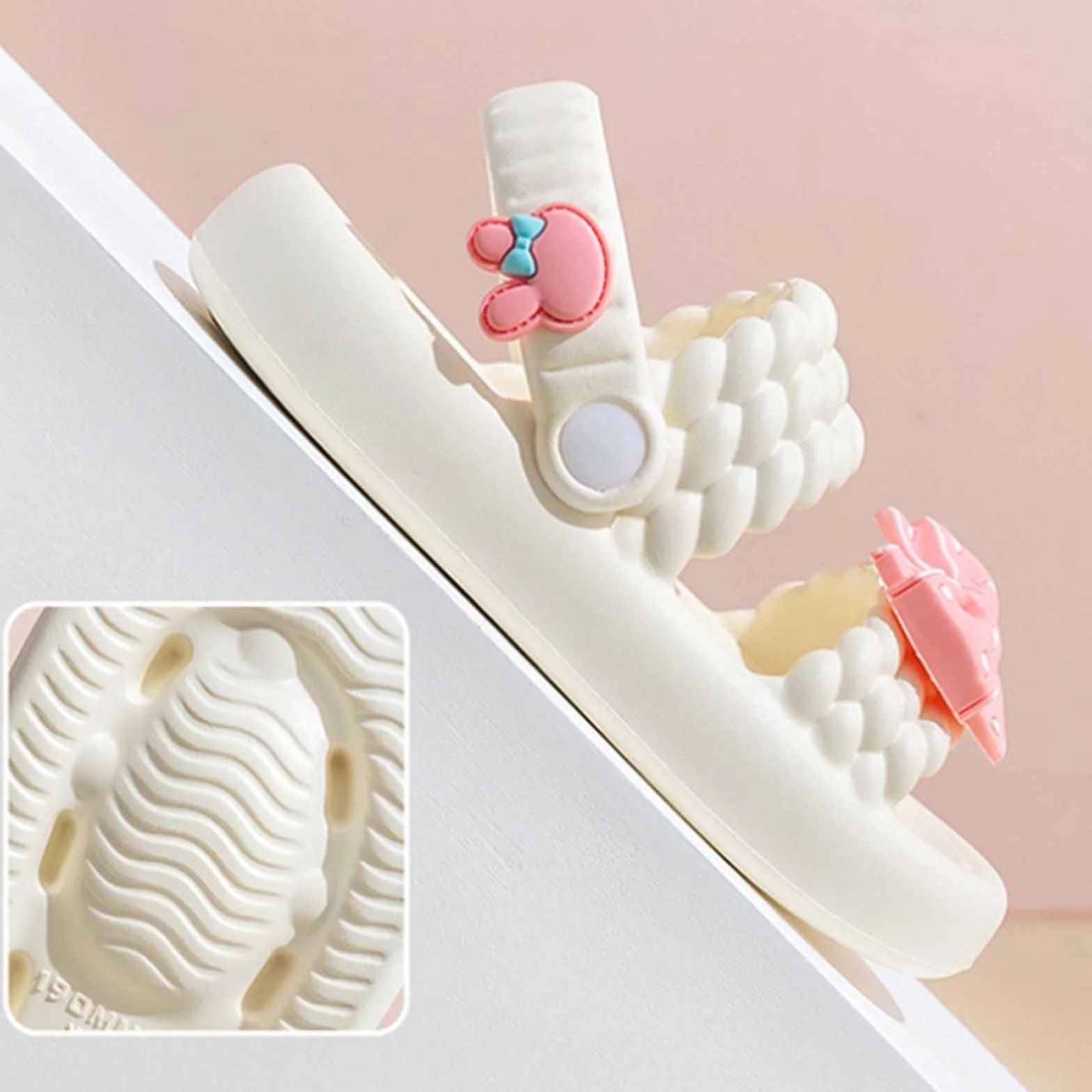 Genérico Chanclas De NiñA Verano,Sandalias De Verano Para NiñOs Zapatillas De Interior Y Exterior Con Dibujos Animados Para NiñAs De 45 A 115 AñOs