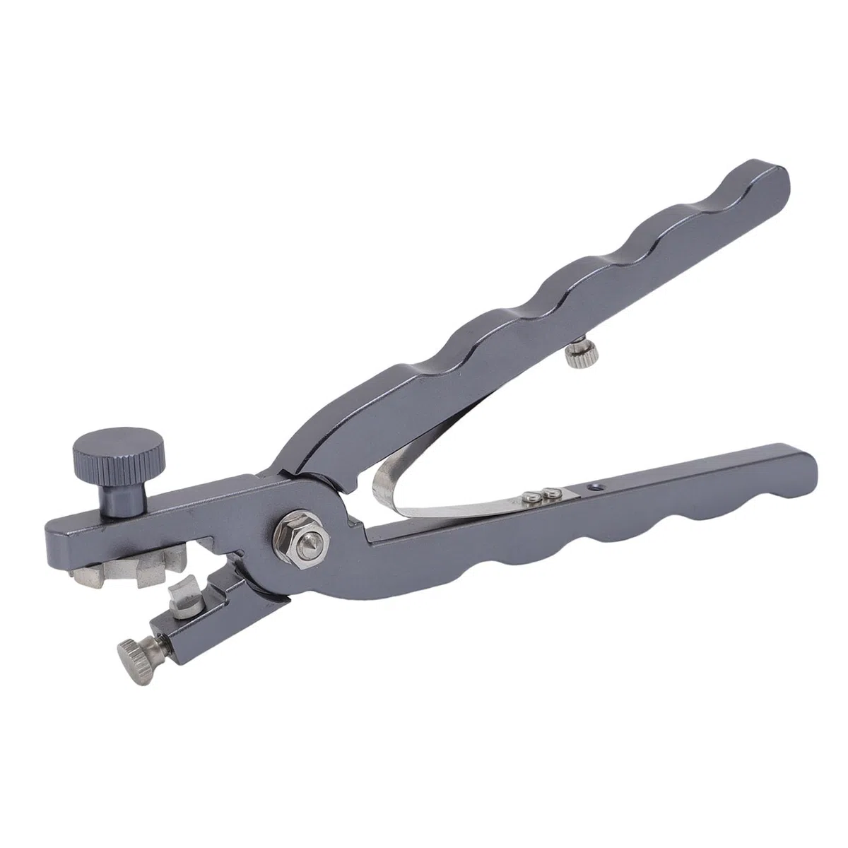 Alicates para Correa de Reloj, Herramienta con Barra de Resorte con 5 Cabezales de Repuesto, Ergonómico de Aleación de Aluminio para Quitar el Pasador de Ajuste de la Correa del Reloj
