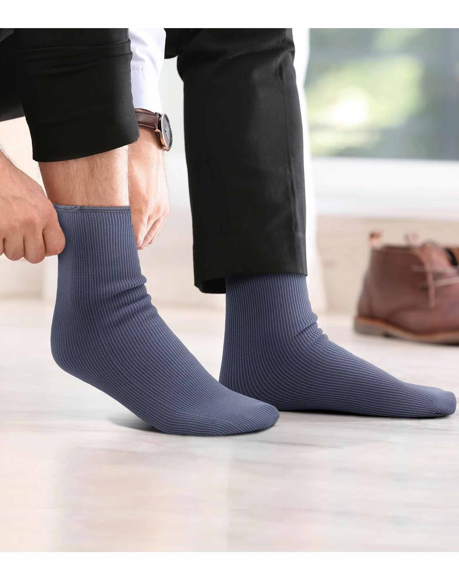 Xuhal 60 pares de calcetines térmicos cálidos de invierno a granel, calcetines gruesos con calefacción para mujeres y hombres, clima frío, senderismo
