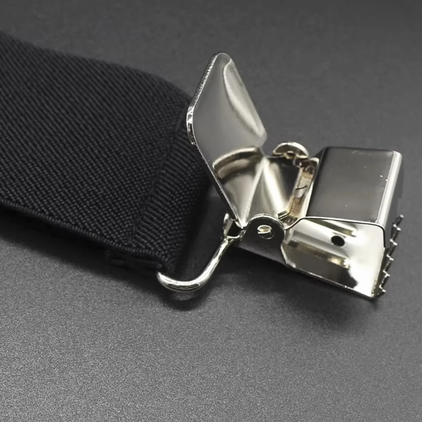 Tirantes, for hombre con hebilla de metal de 4 clips, tirantes ajustables tipo X, diseño elástico