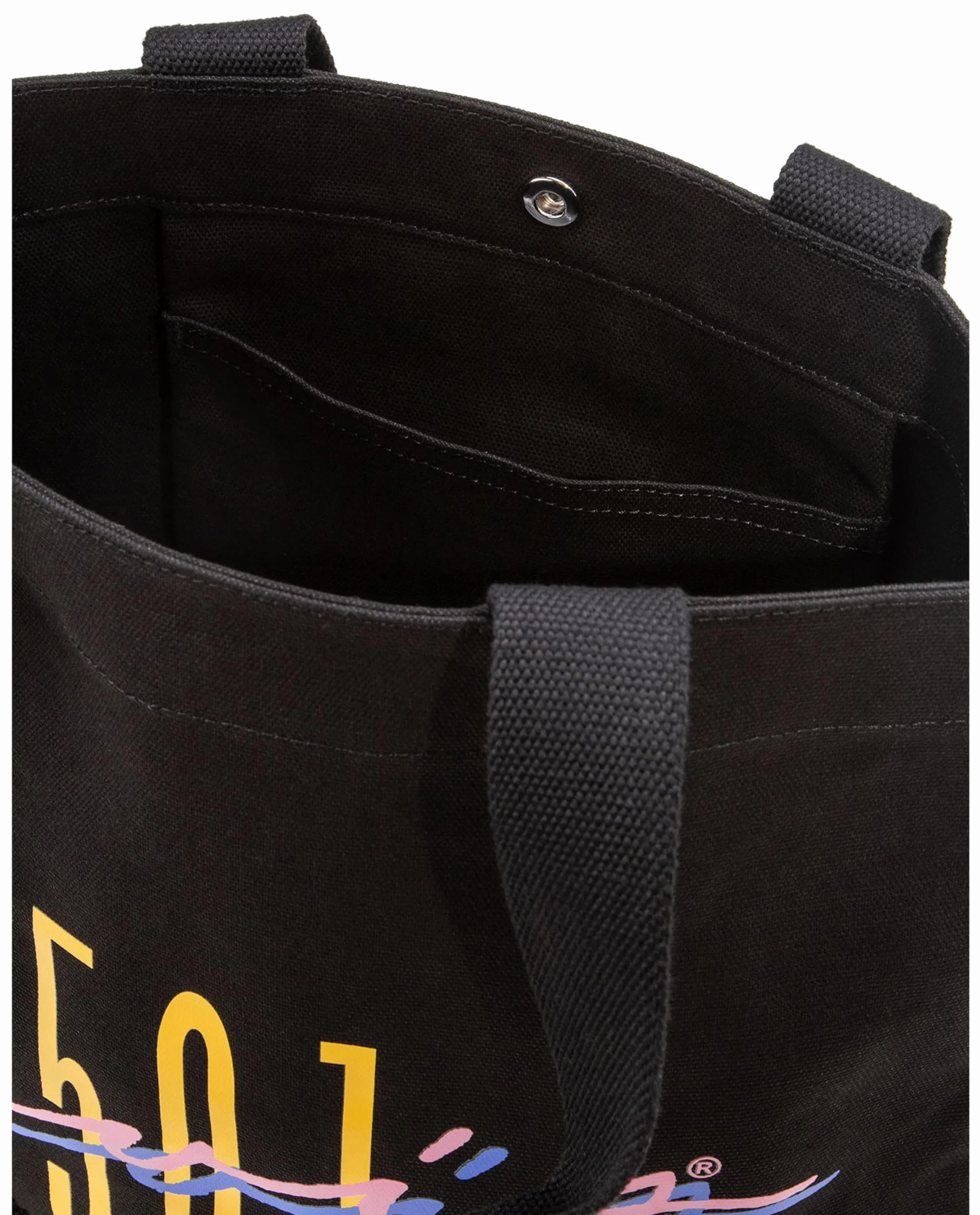 Levi's - Icon Tote Ov, Regular Black, REGULAR NEGRO EU 501, Black normal, 36.0 cm x 13.0 cm x 40.0 cm