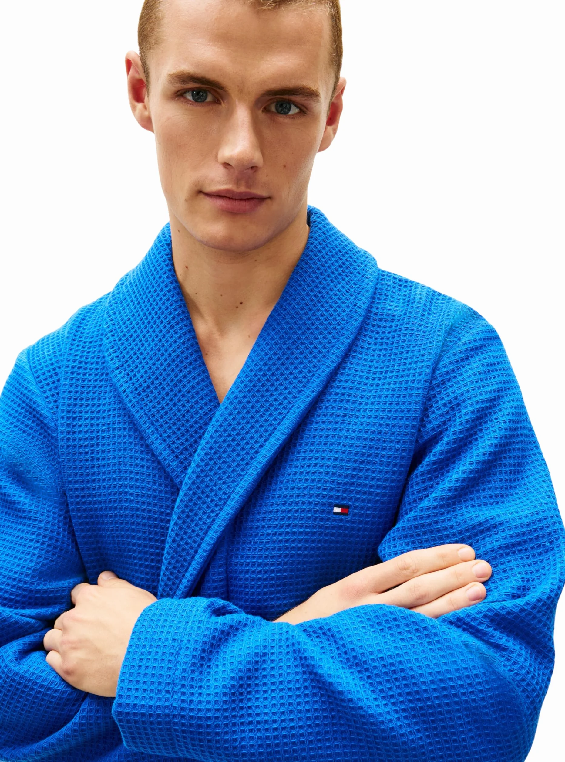 Tommy Hilfiger Waffle Bathrobe Um0um03524 Albornoz Hombre