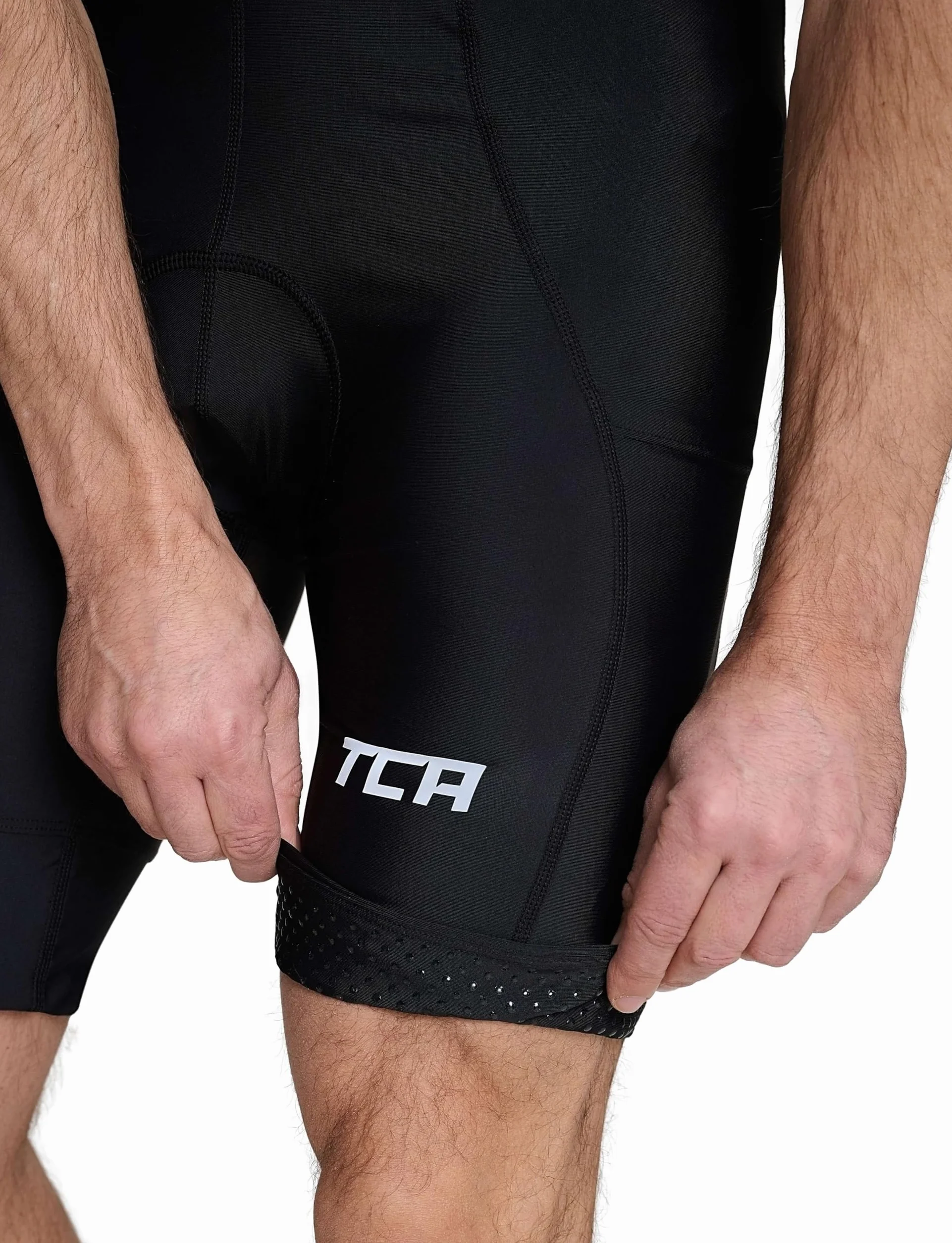 TCA Culotte con Tirantes Hombre Acolchado – Pantalón Corto Ciclismo con Bolsillos Laterales – Tejido Secado Rápido Carretera, Gravel y MTB