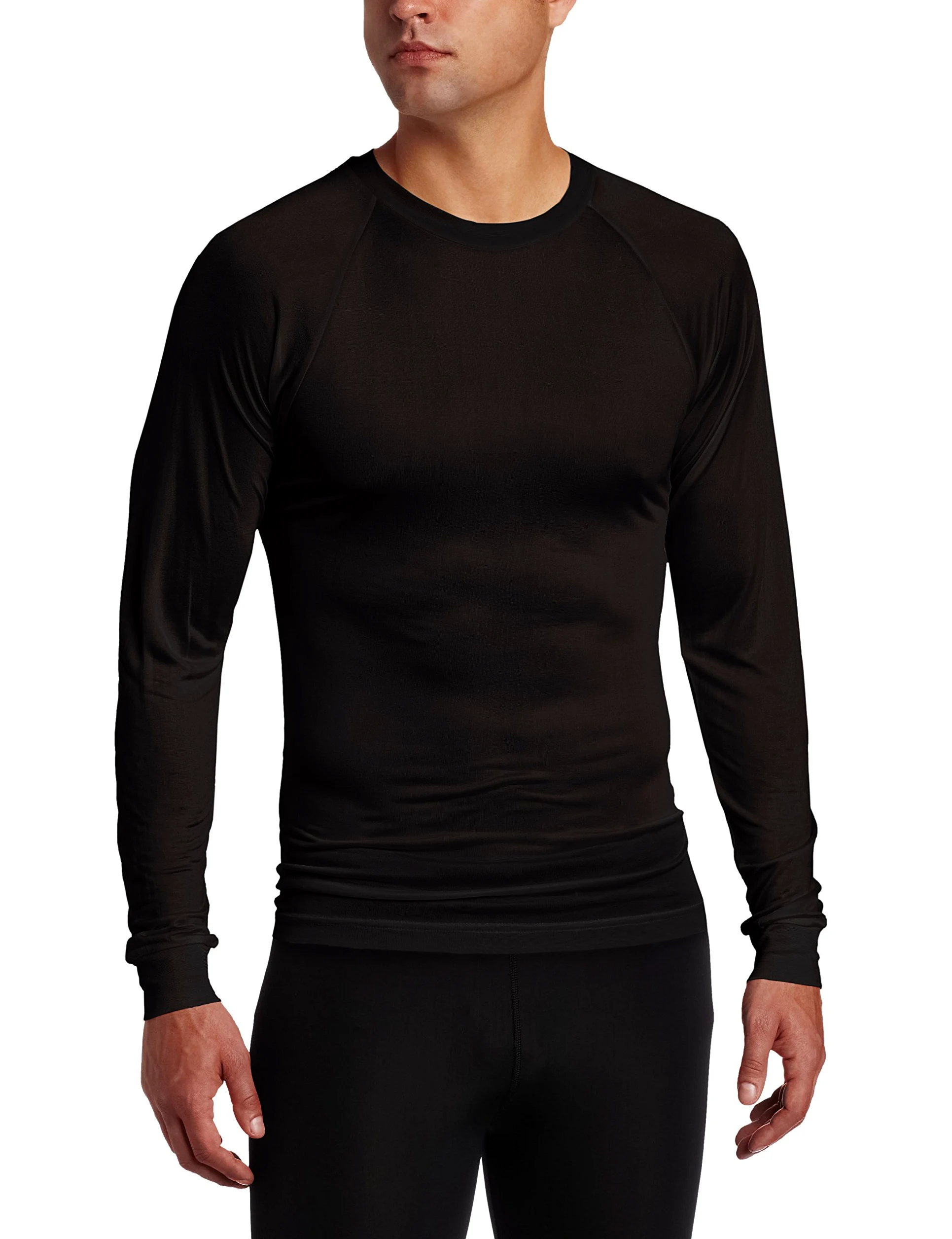 Terramar Thermasilk Hombres Cuello Redondo Top