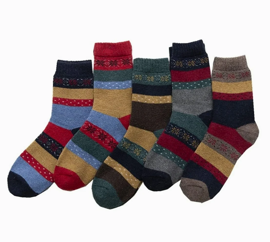 Calcetines 10 Pares De Calcetines De Lana, Calcetines Térmicos Para Mujer, Calcetines Cálidos De Invierno, Calcetines Gruesos, Calcetines Vintage Calcetines De Moda