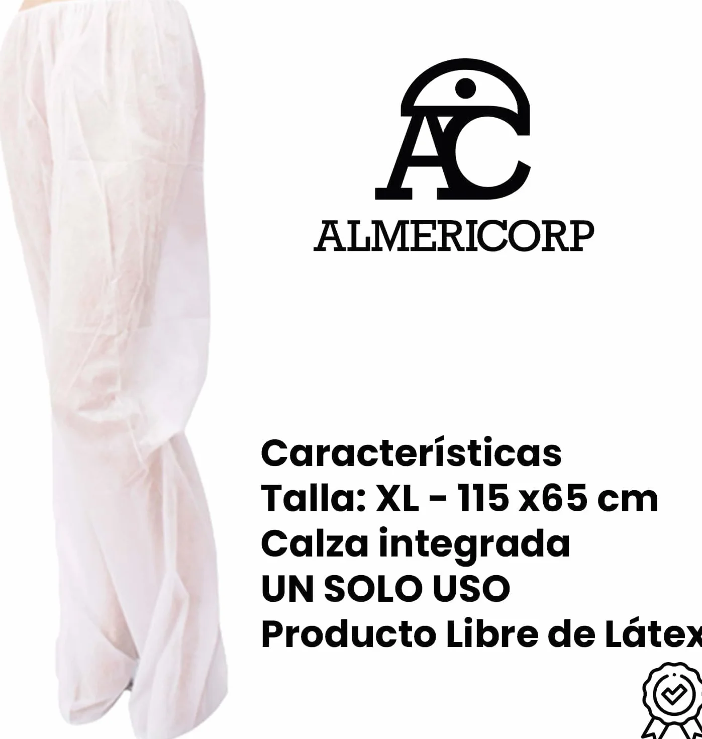 Pantalón de Presoterapia Polipropileno Pack 10 Unidades estéticas, Fisioterapia y spas.