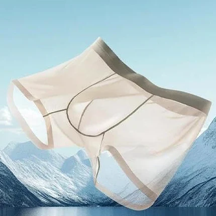 Calzoncillos tipo bóxer ultrafinos para hombre, suaves, ligeros, para uso diario