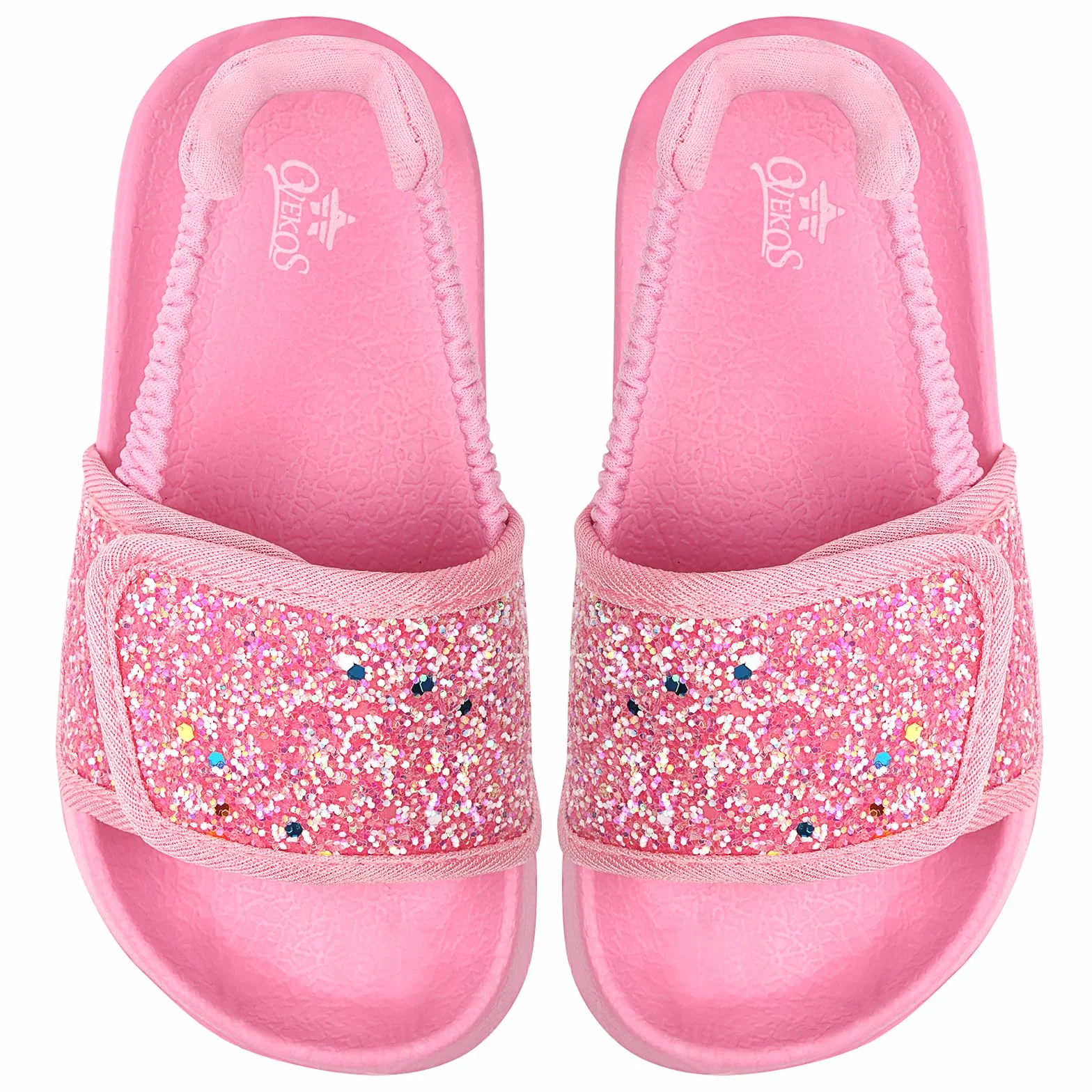 Sandalias Niños Niñas con Punta Abierta Banda Elástica Verano Ligero Zapatillas de Playa y Piscina