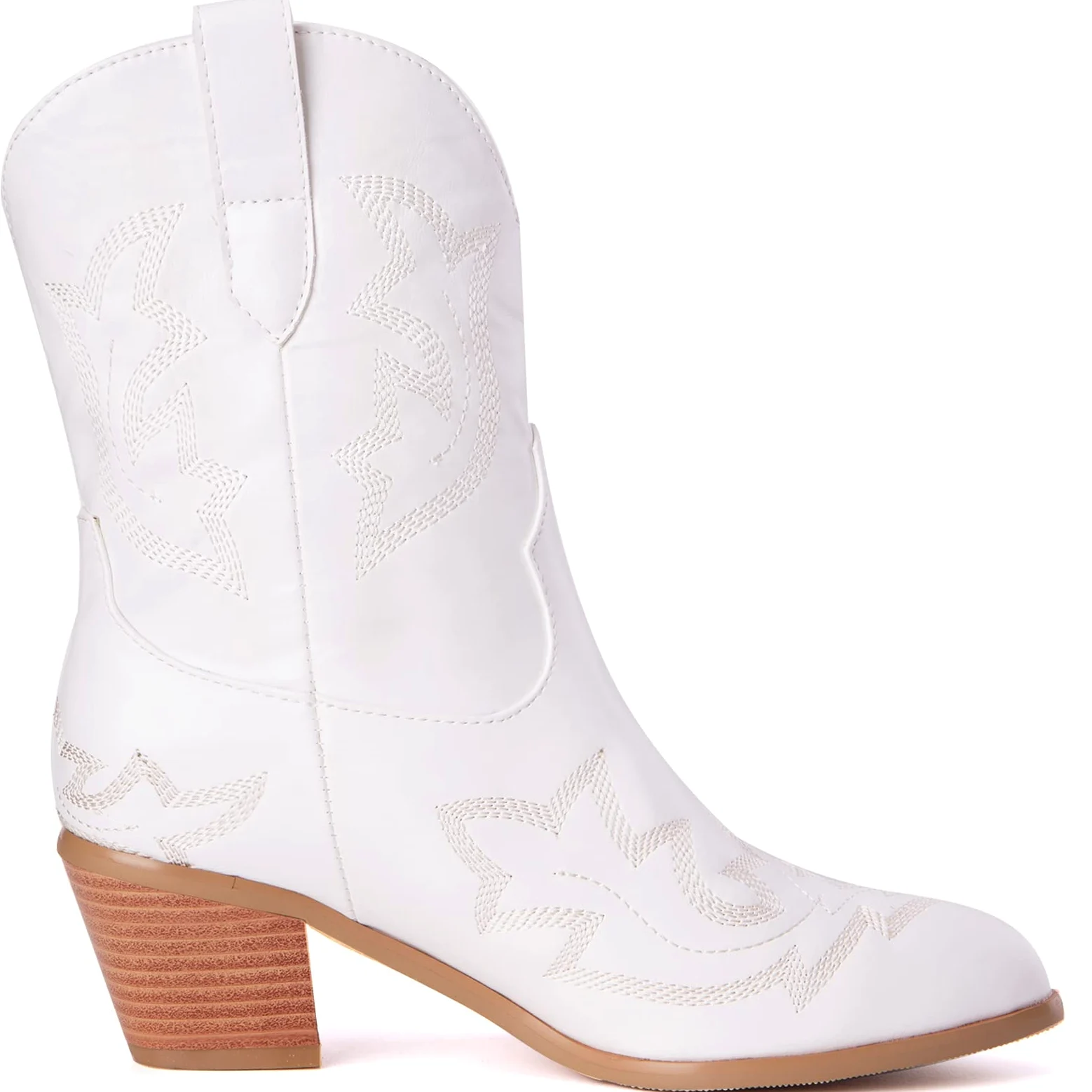 Onewus Botas cortas vaquero para mujer Botas occidentales - Botines de vaquera retro