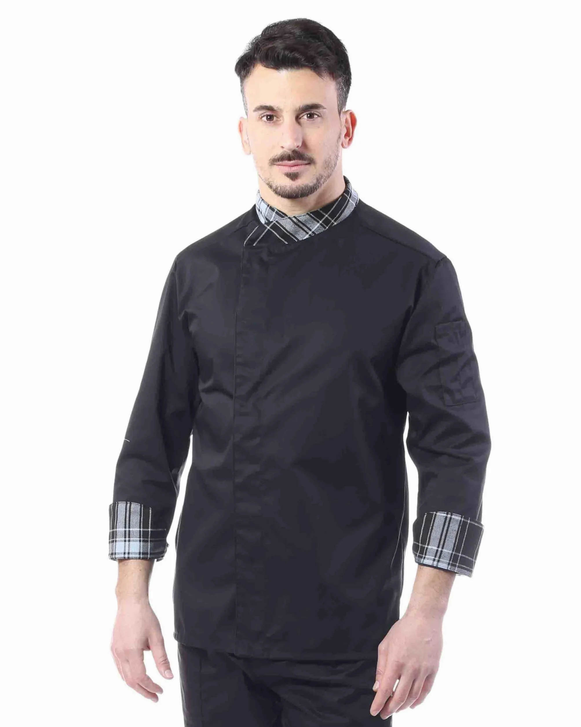 Chaqueta de cocinero para hombre personalizada – Casaca de cocina Chef – Varios colores – Uniforme personalizable para restaurante – Made in Italy
