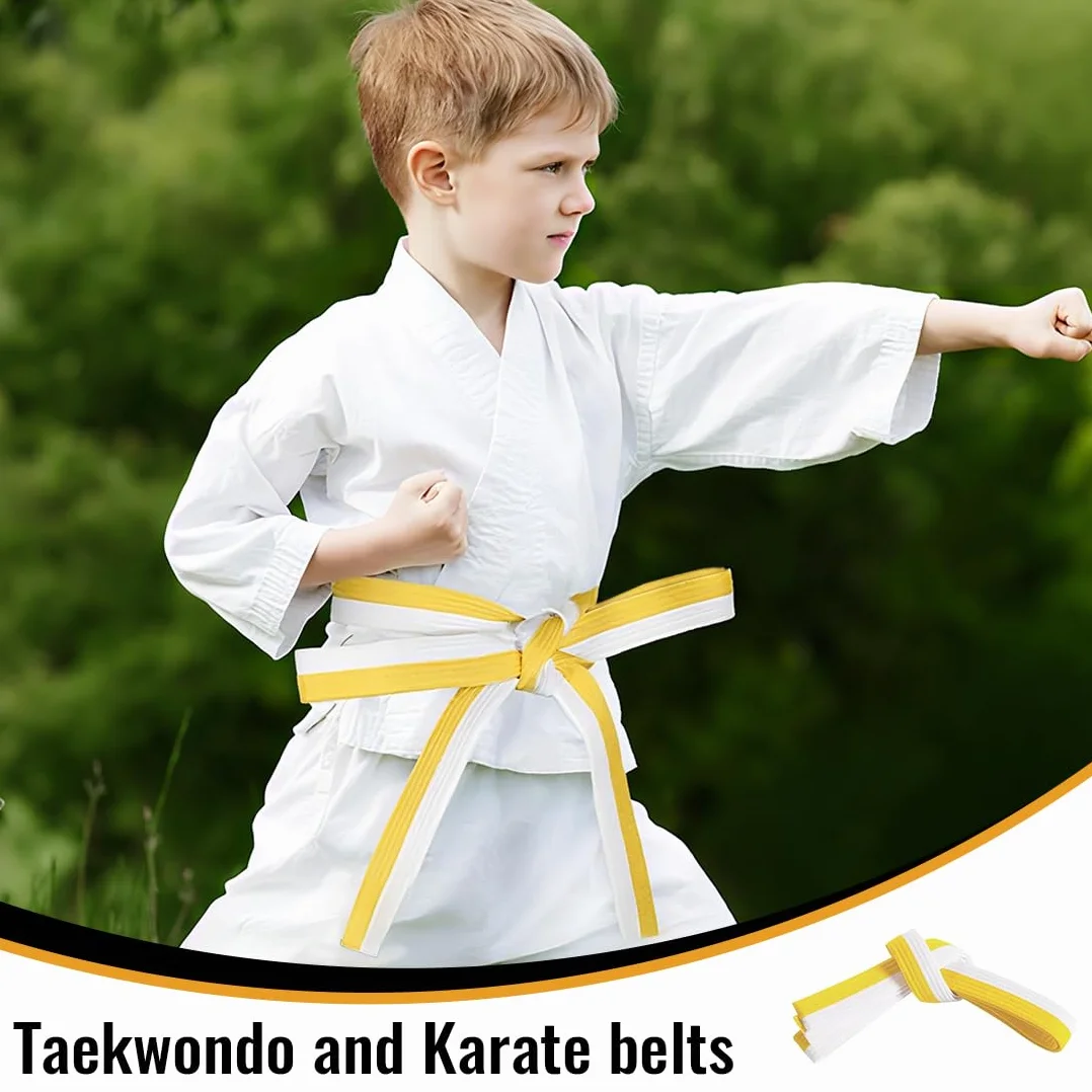 Cinturón de Taekwondo Blanco 160cm, Cinturón de Artes Marciales