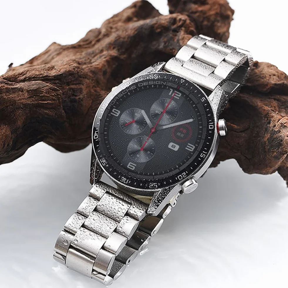 Correa de Reloj Acero Inoxidable Metal Correa Pulsera de Metal 18mm 20mm 21mm 22mm 24mm con Liberación Rápida Correa inteligente Para Hombres y Mujeres