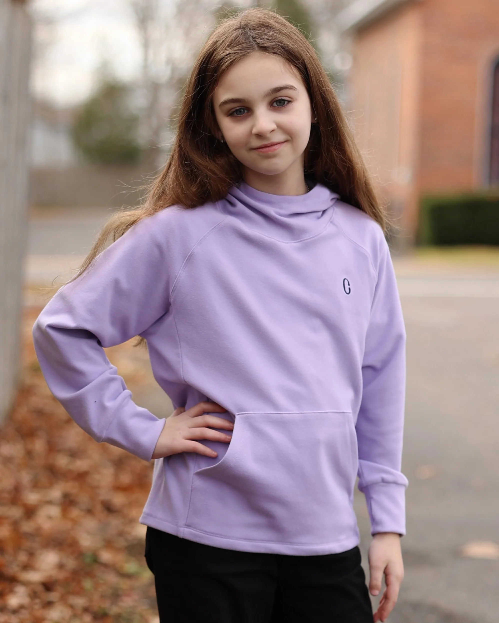 Rolanko Sudaderas con Capucha de Forro Polar para Niñas Manga Larga Pulóver Ligero y Cómodo con Capucha y con Bolsillo, Ropa Deportiva Cálida para Niños