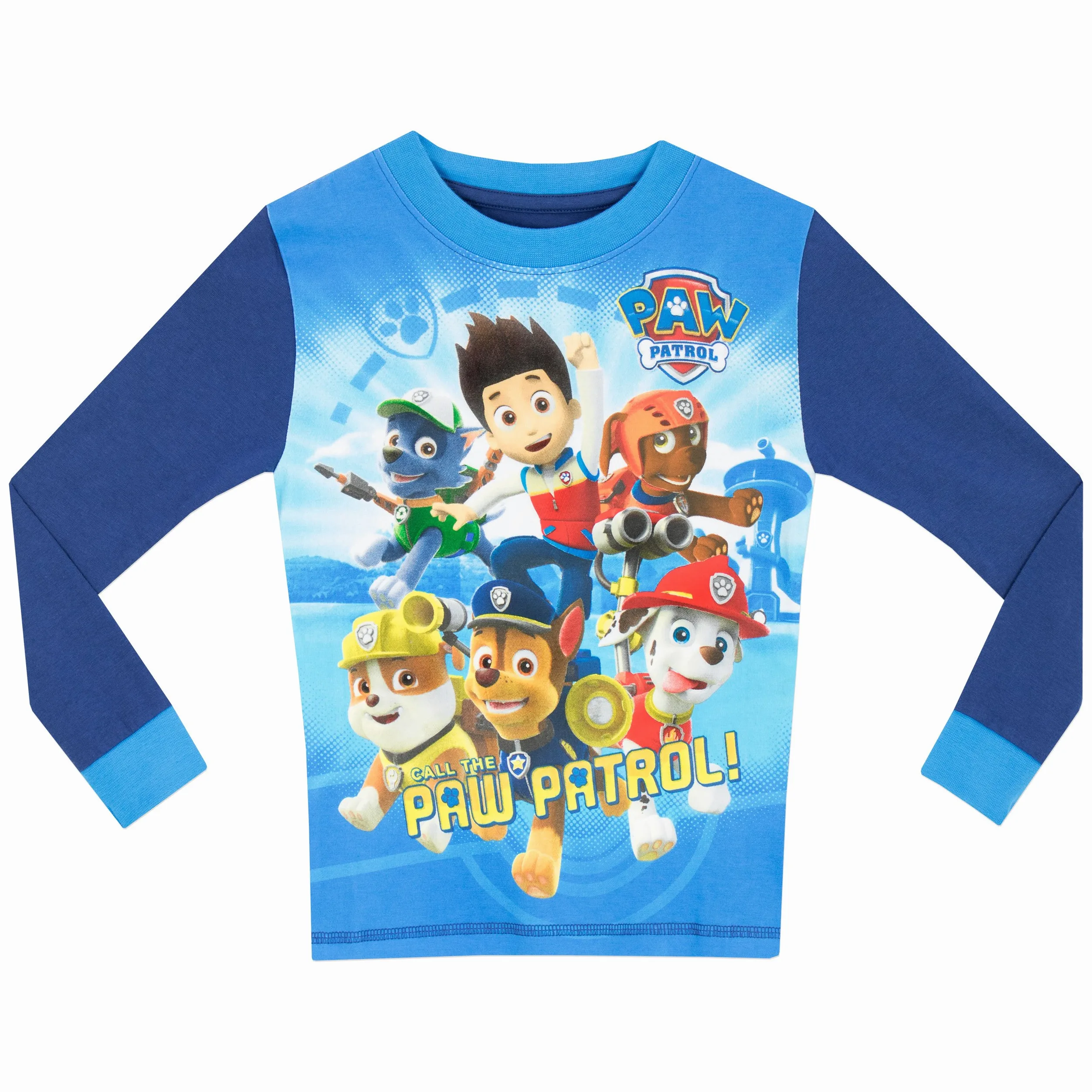 Paw Patrol Boys Pajamas Size 8 Blue