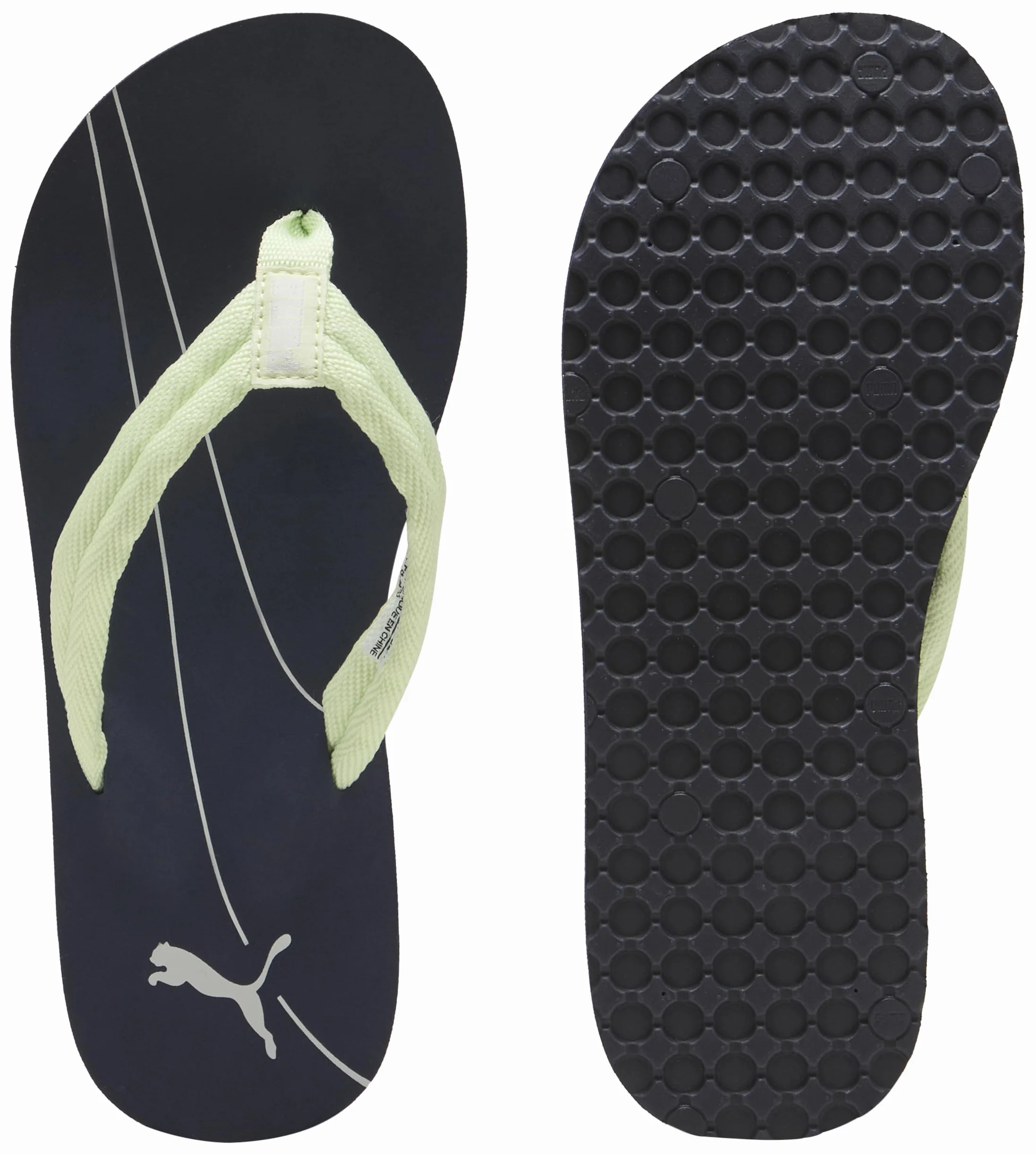 PUMA Epic FLIP V3 JR Flop, Apple Spritz-Silver Mist-New Navy, 6 UK, Apple Spritz Silver Mist New Navy, 39 EU